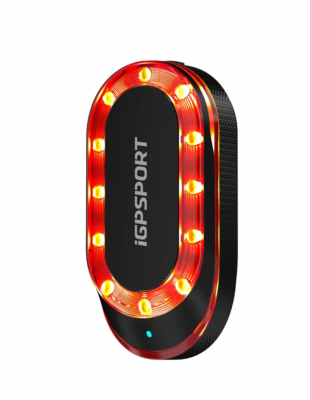 iGPSPORT SR Mini Feu Arriere Velo Radar 160m Detection Radar Alerte Lumineuse Avertisseur Frein 7 Modes Eclairage 220° 20H Ant+ Bluetooth 5.0 IPX7