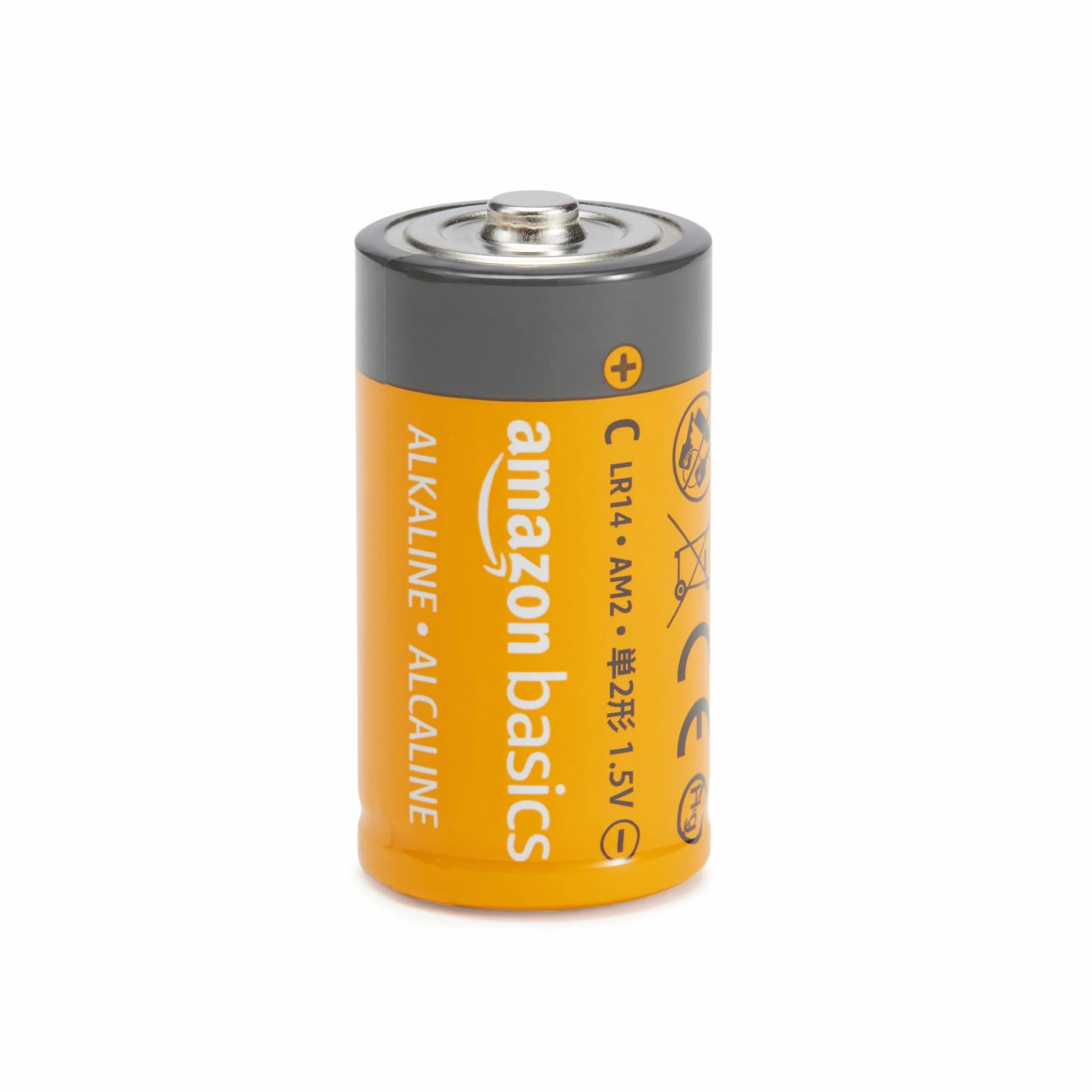 Amazon Basics Lot de 12 Piles alcalines Type C Multi-Usage, 1,5 V, durée de Conservation de 5 Ans
