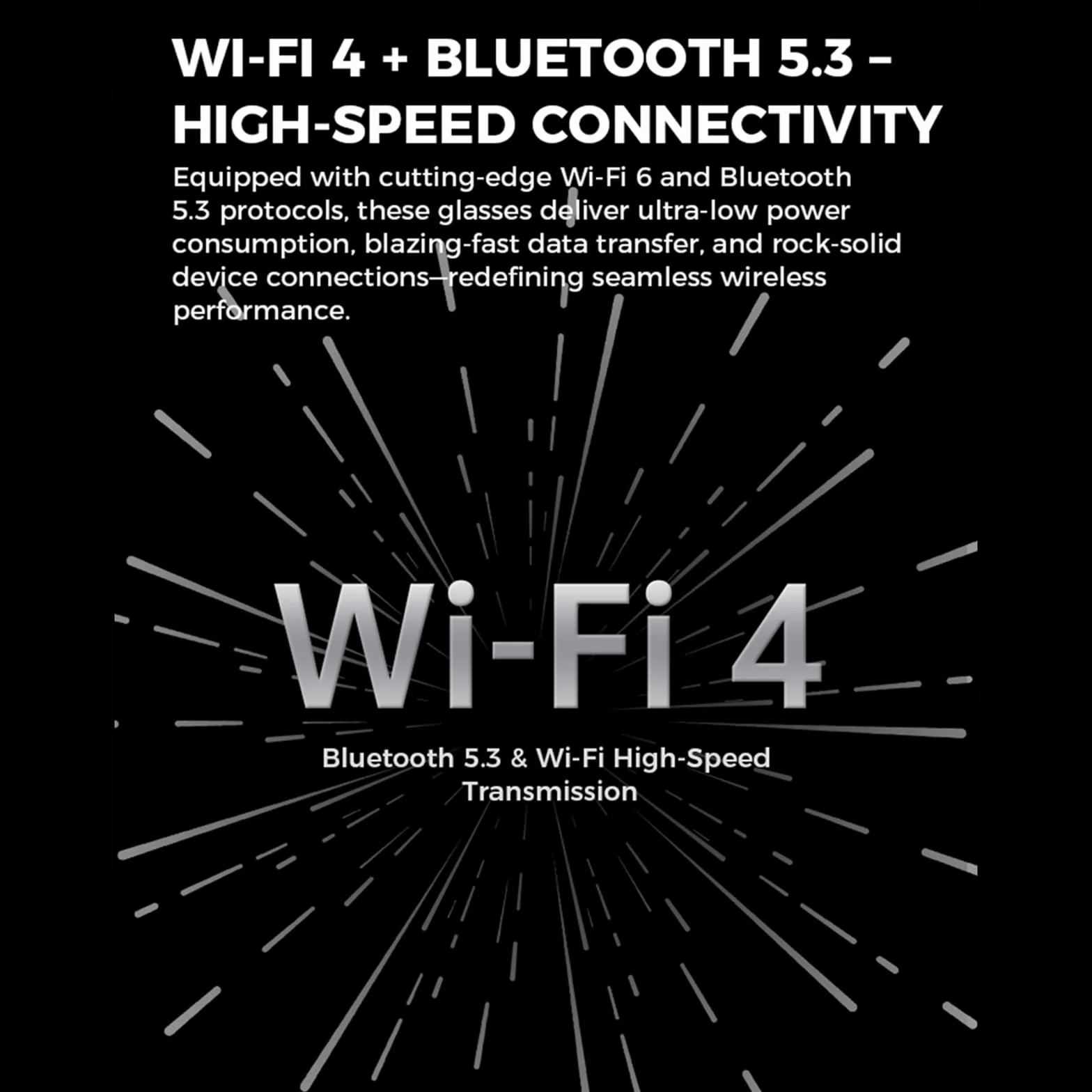 Lunettes connectées IA avec caméra, ChatGPT intégré,traduction,commande vocale,Wi-Fi 4.0,Bluetooth 5.3,prise de vue HD, lunettes de soleil intelligentes pour les voyages,la musique et les appels,B