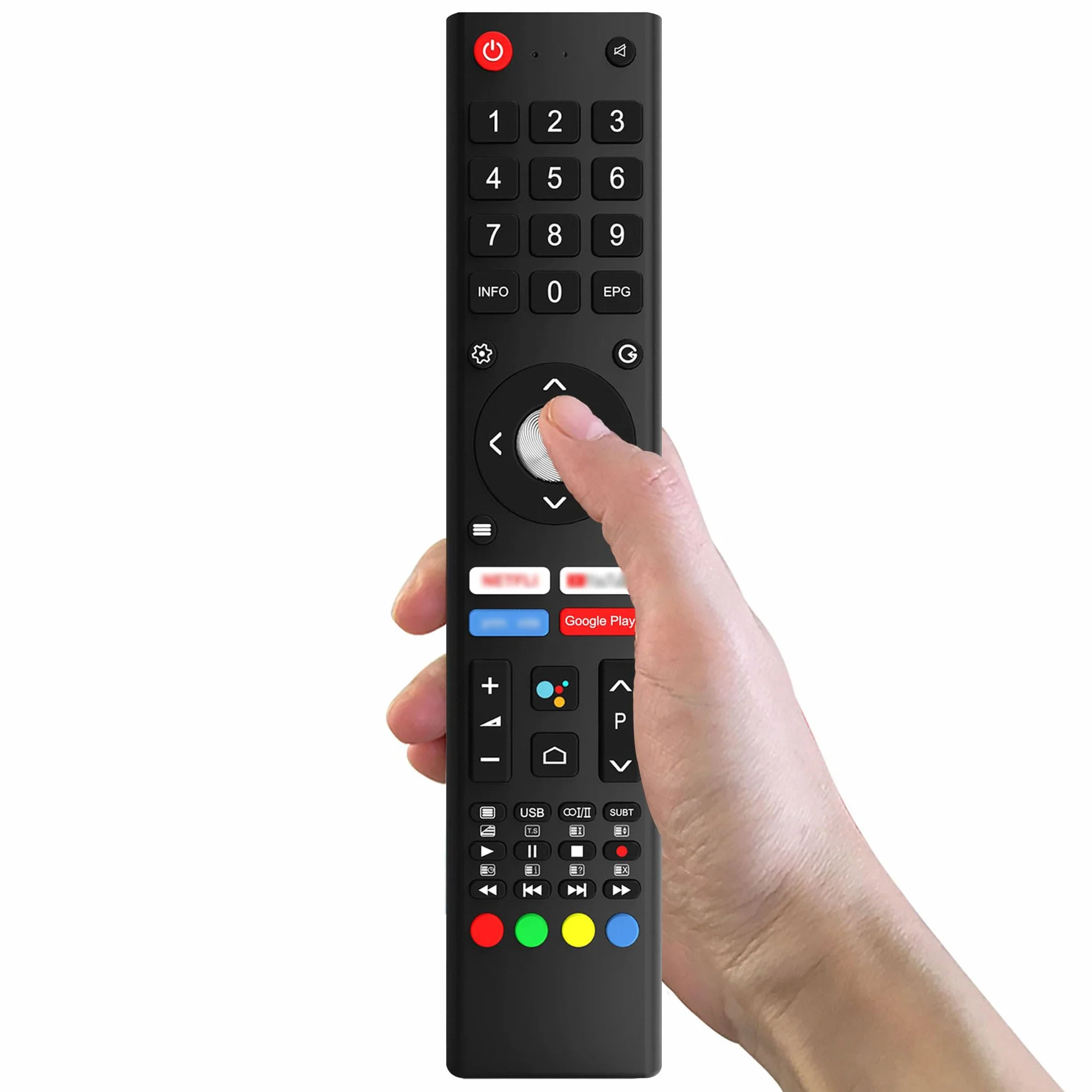 Télécommande TV de Remplacement pour ChiQ/Changhong/SABA – Compatible L32H7S, L40H7A, L50H7A, U55IP7UHD,etc - Aucun réglage requis