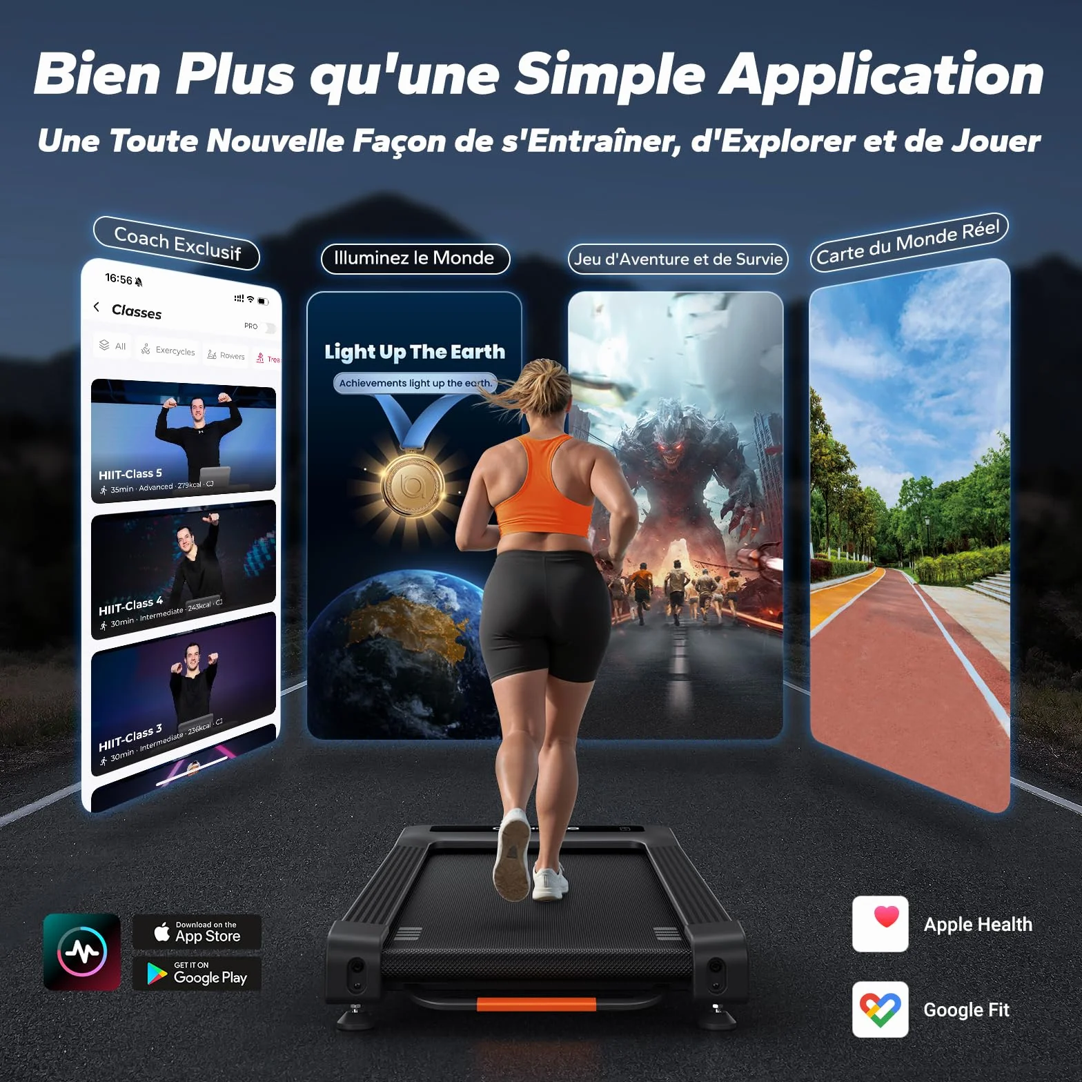 MERACH Tapis de Marche Inclinable Automatique 2.5/3.5HP Motorisé Pente 0%/12% Capacité 120kg/180kg Walking Pad Bureau