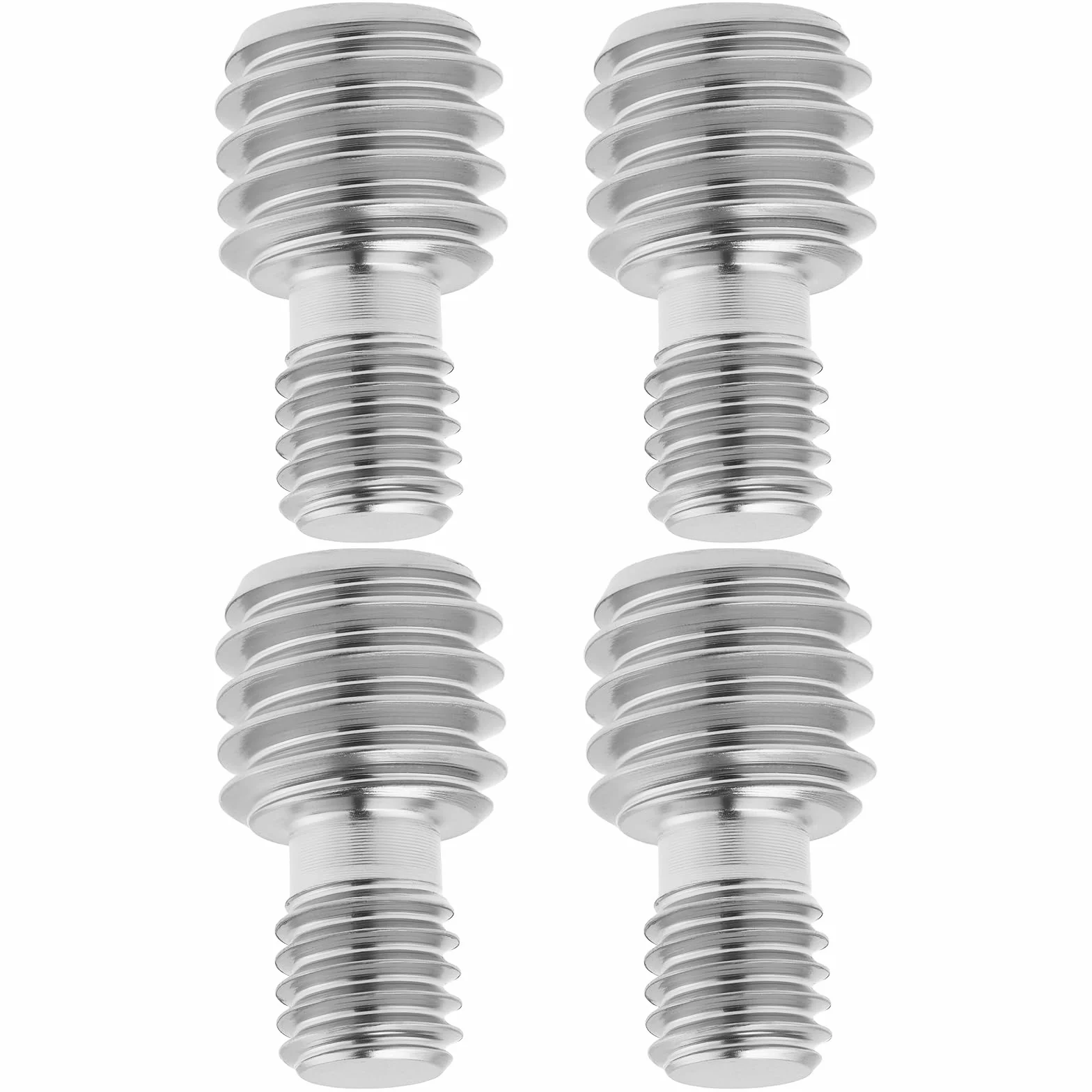 Lot de 4 vis adaptateur mâle 3/8" vers M6 mâle pour trépied monopode et plaque à dégagement rapide