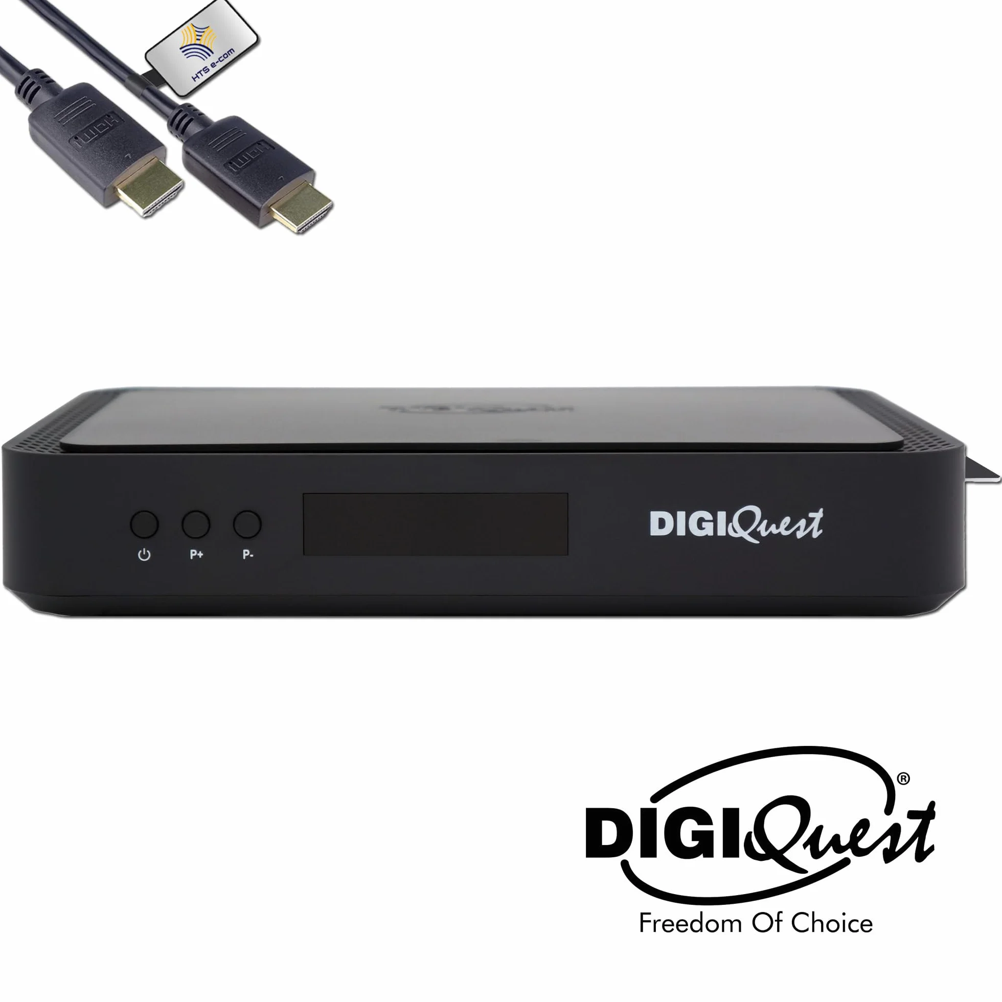 DigiQuest Q99 Récepteur satellite Combo 4K UHD DVB-S2/T2 HEVC HDR PVR Ready Noir
