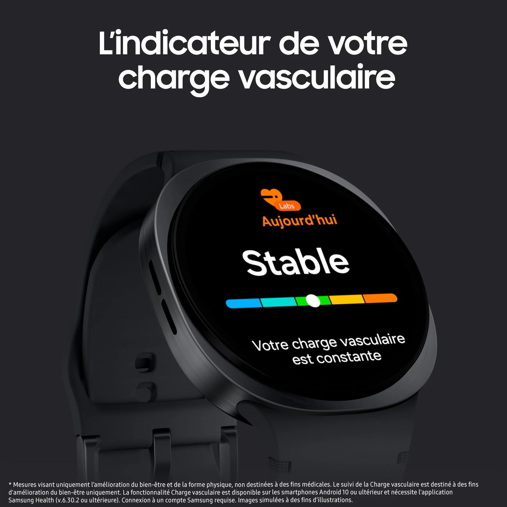 Samsung Galaxy Watch8, Montre Connectée, Coach Running, Coach Sommeil, Galaxy AI, Bluetooth, 40mm, Graphite, Chargeur Secteur Rapide 25W Inclus, Version FR