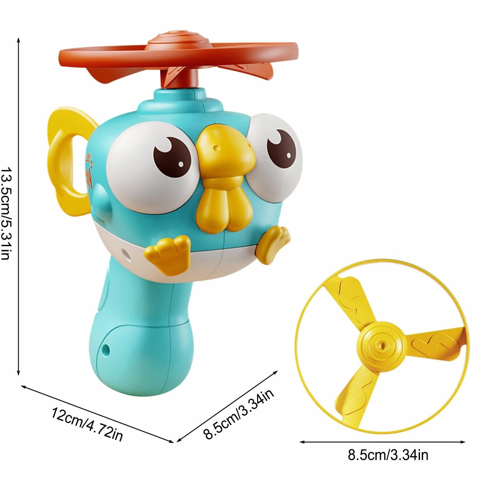 Flying Saucer For Kids - Interactive Catching Outdoor Activity, High-Flying Spinner Disc Launcher