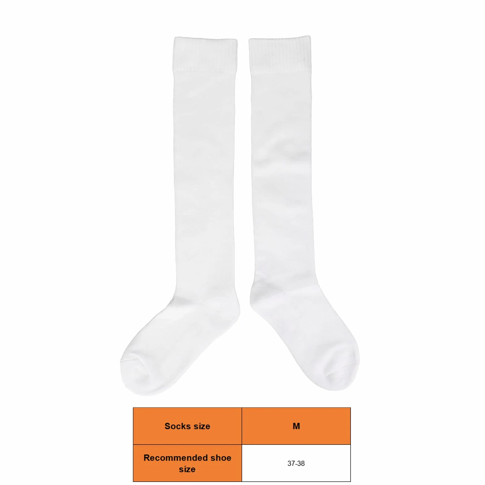 HEEPDD Chaussettes d'escrime Blanc Coton Peigné Stretch Chaud Épaissi Absorption Sueur Femmes Sabre