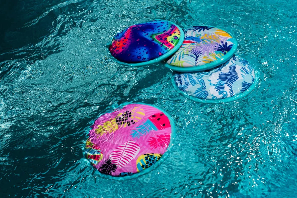 Waboba Flobo Frisbee d'eau Disque Volant 18 x 1,5 cm