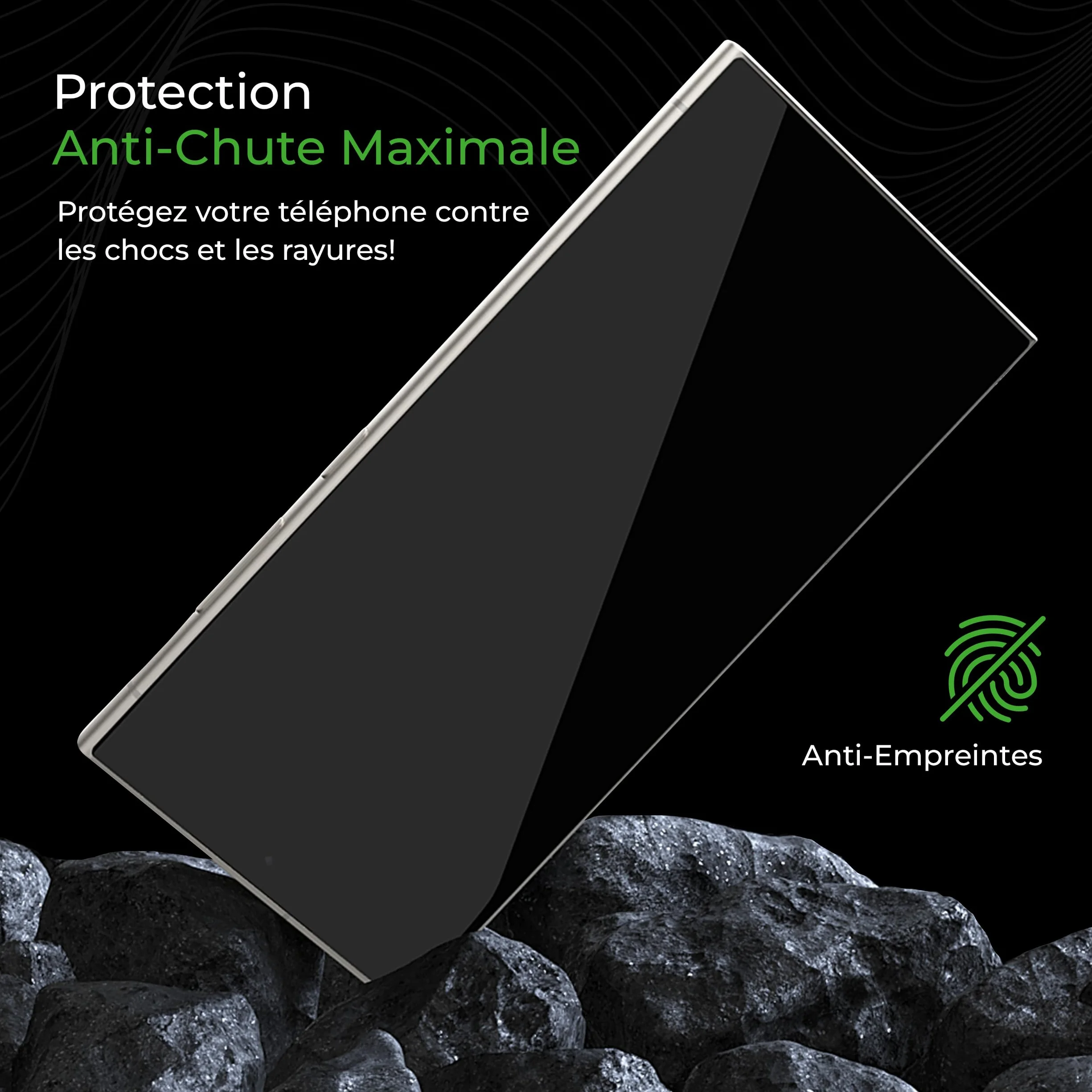 Deppa | Lot de 2 | pour Samsung S25 Ultra (6.9') Verre Trempé avec Kit de pose facile | Anti-Poussière & Anti-Bulles | Résistant aux Chocs | Couverture Complète |