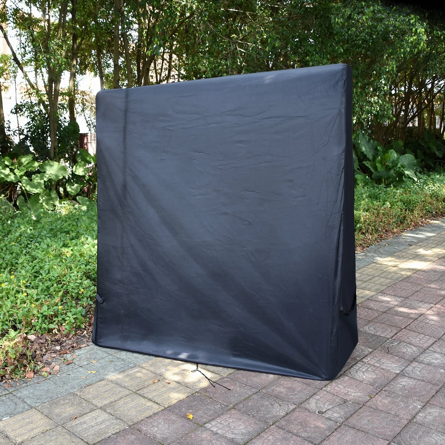 Housse de table de ping-pong imperméable Noir 185 x 70 x 165 cm