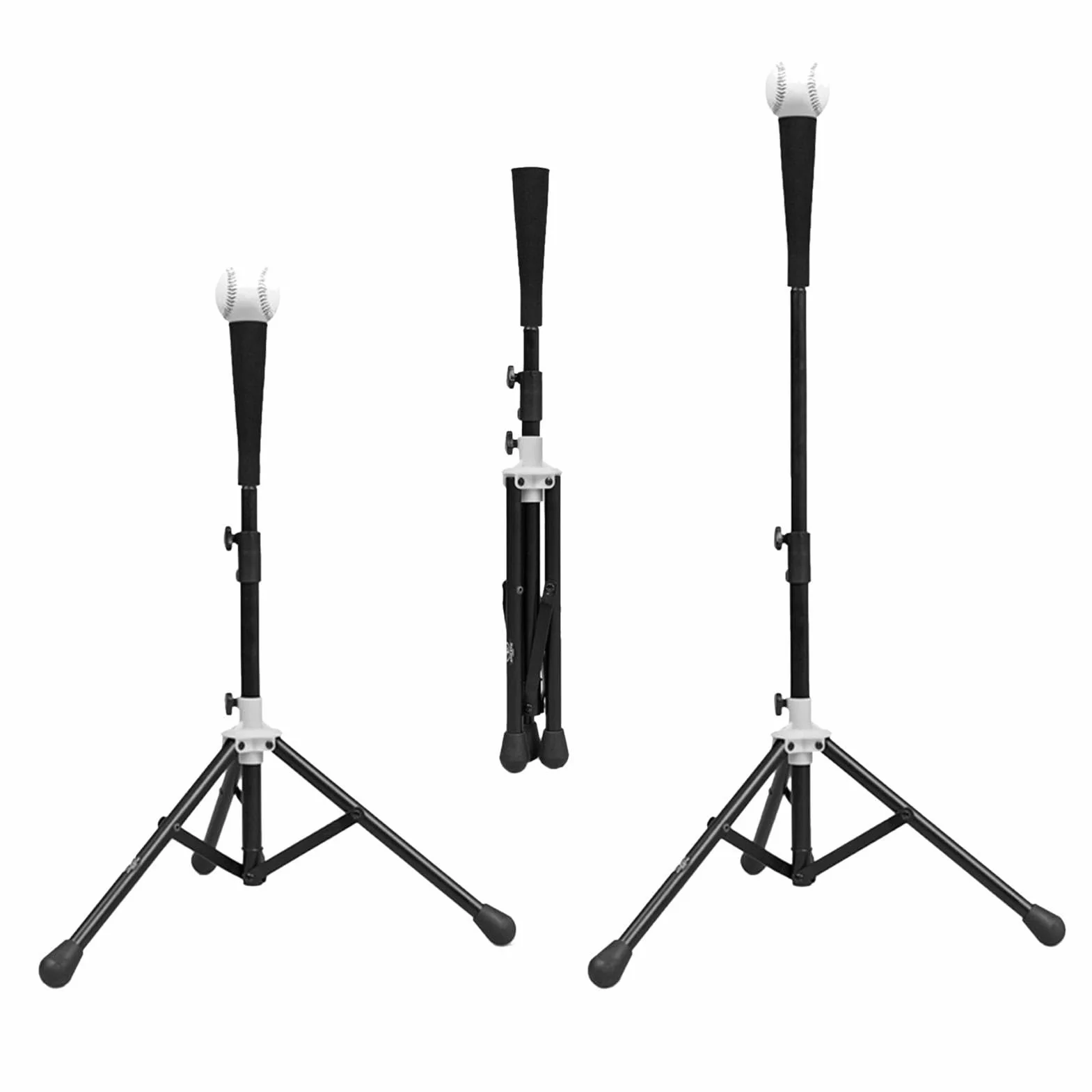 Adjustable Batting Tee Baseball Practice T-Stand Simple Durable Strike Frame Easy Setup Training Aid