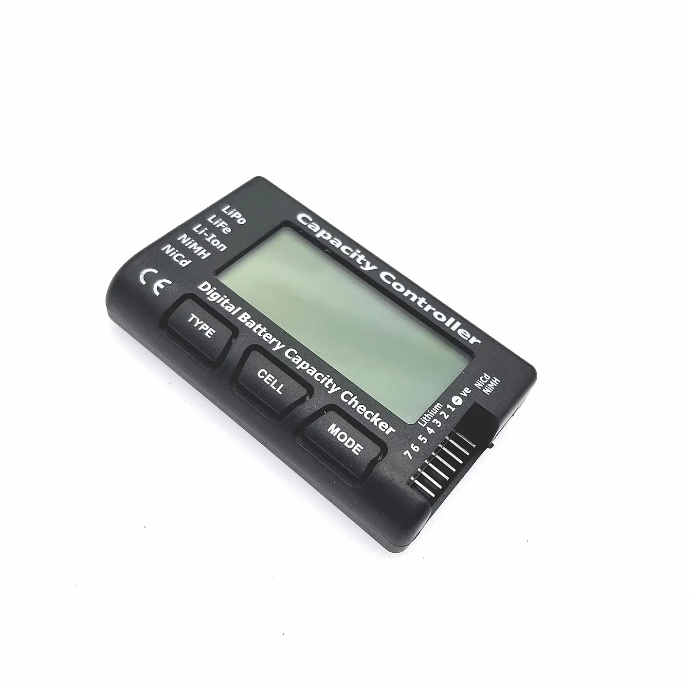 JZK Cellmeter-7 Petit compteur de batterie, testeur numérique de capacité de batterie, testeur de tension de batterie pour LiPo LiFe Li-Ion NiMH NiCd, testeur de batterie LiPo