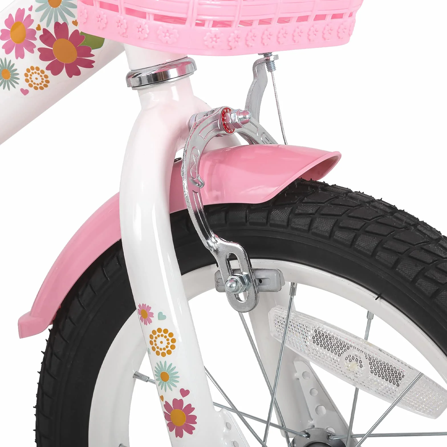 JOYSTAR Little Daisy 12/14/16 Pouces vélo pour Filles 2-7 Ans avec Stabilisateur et Panier