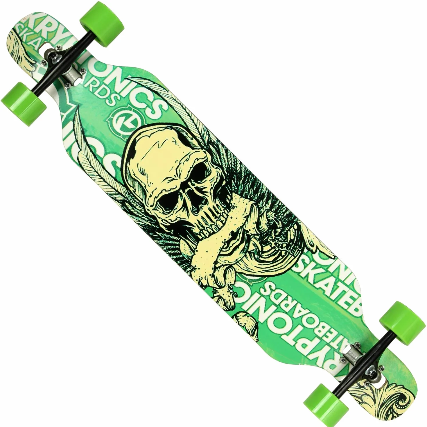FunTomia Longboard Drop Through Cruiser Skateboard complet roulement à billes Mach1 High Speed T-Tool roues LED