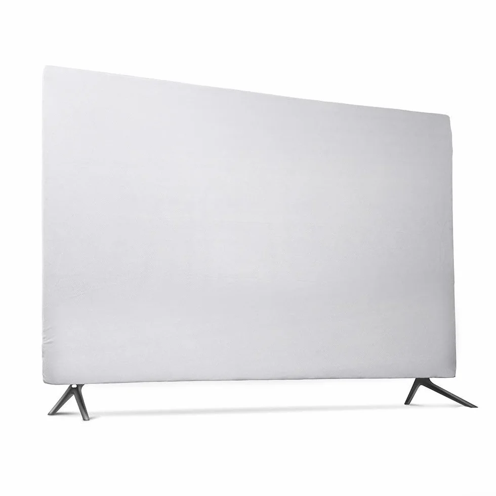 Besttoolifes Housse de protection pour TV d'extérieur imperméable anti-UV 43/49/55 Noir 109,2 cm