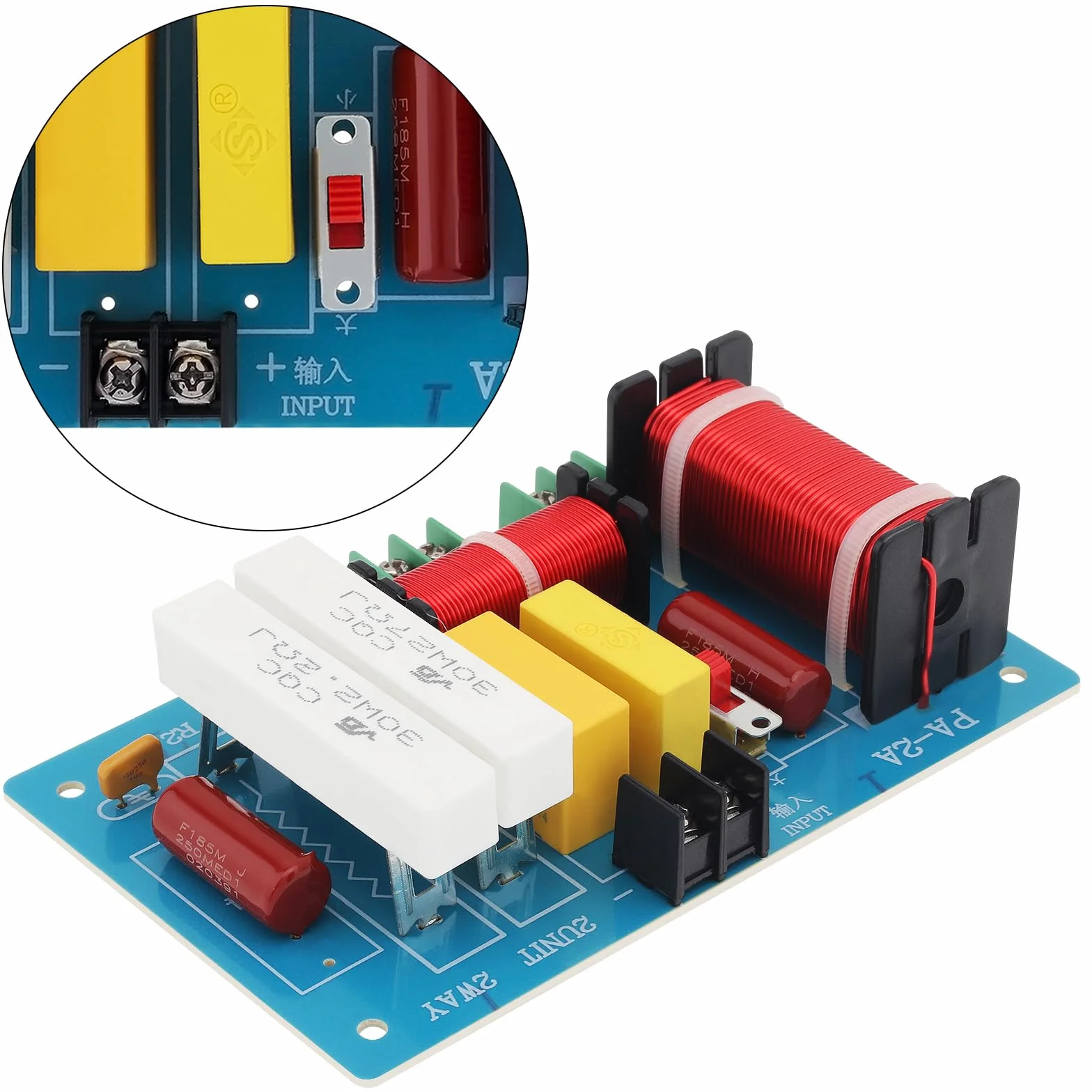 Crossover 2 voies 450 W 4-8 Ohm HiFi haut-parleur