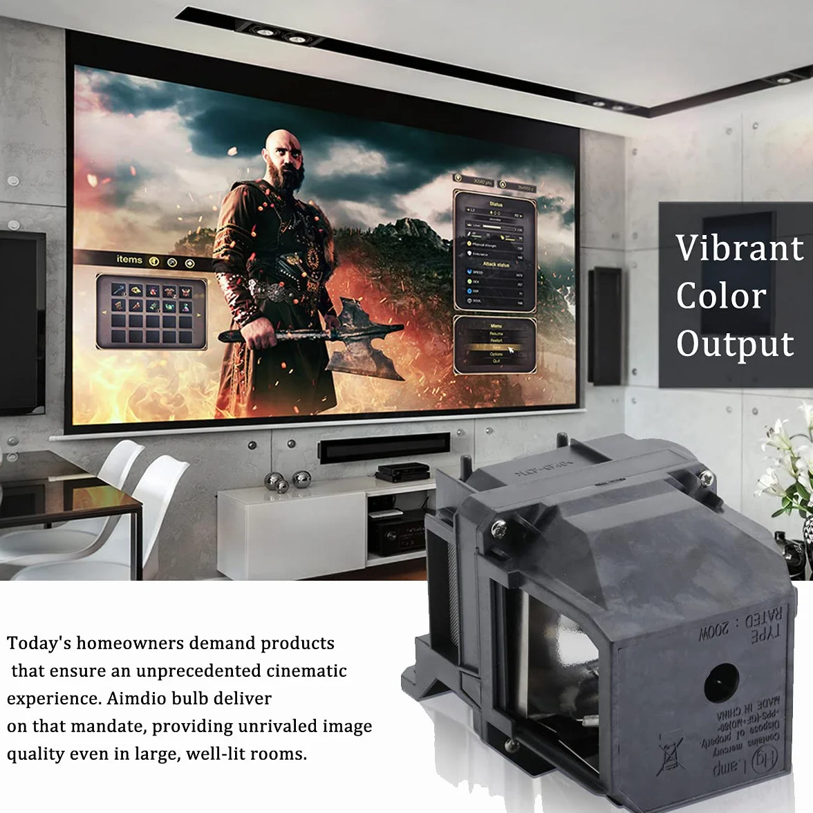 Lampe de Rechange Epson ELPLP88 pour Vidéoprojecteur