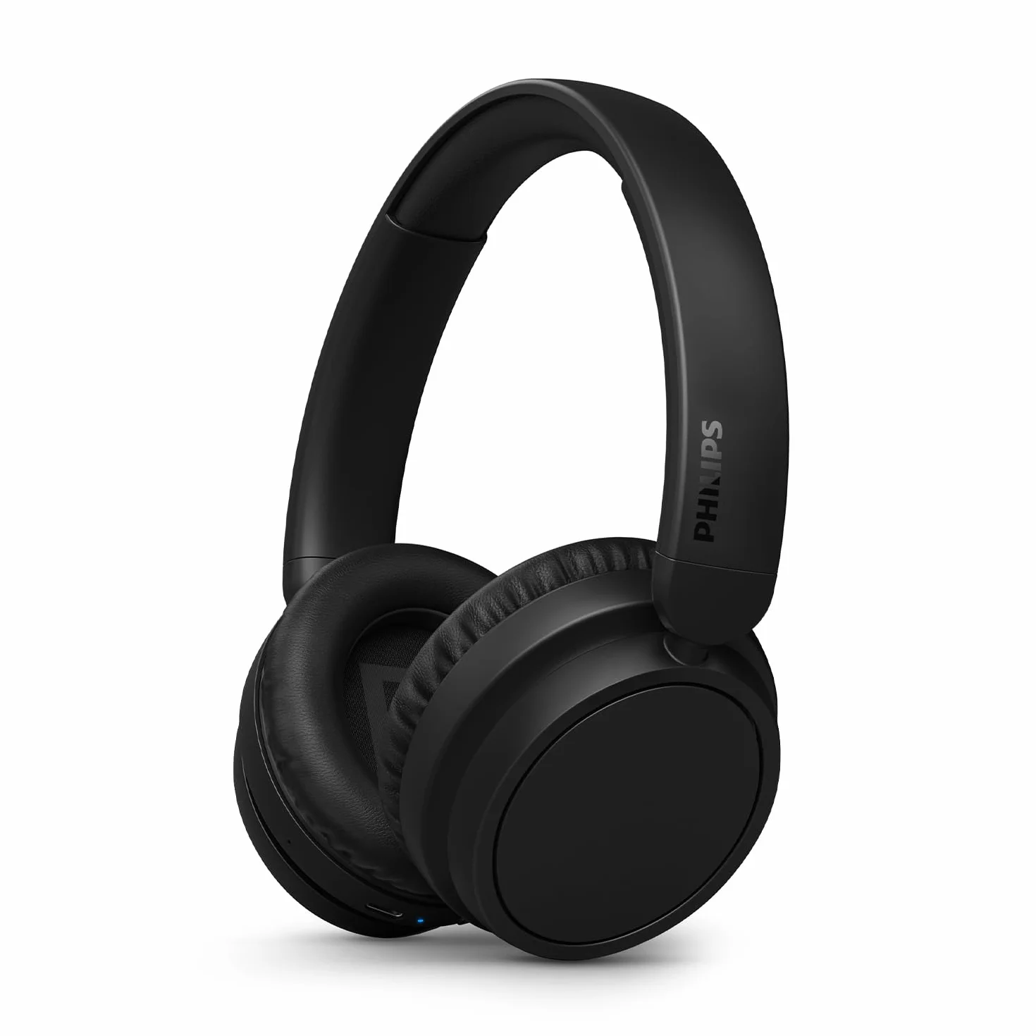 Philips TAH5219BK/00 Casque Bluetooth sans Fil Léger on‑Ear – Jusqu’à 65 h d’autonomie, Son Naturel, appels clairs, Basses dynamiques, Recharge USB‑C 2 h, Housse Souple – Noir