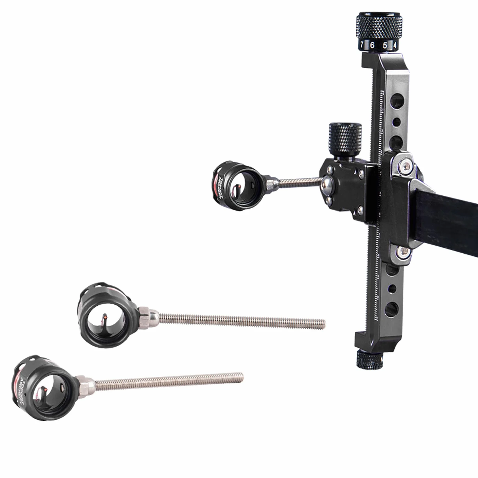 Visières d'arc Classique 0.019" Scope Pin Bow Sight pour Tir à l'arc Chasse