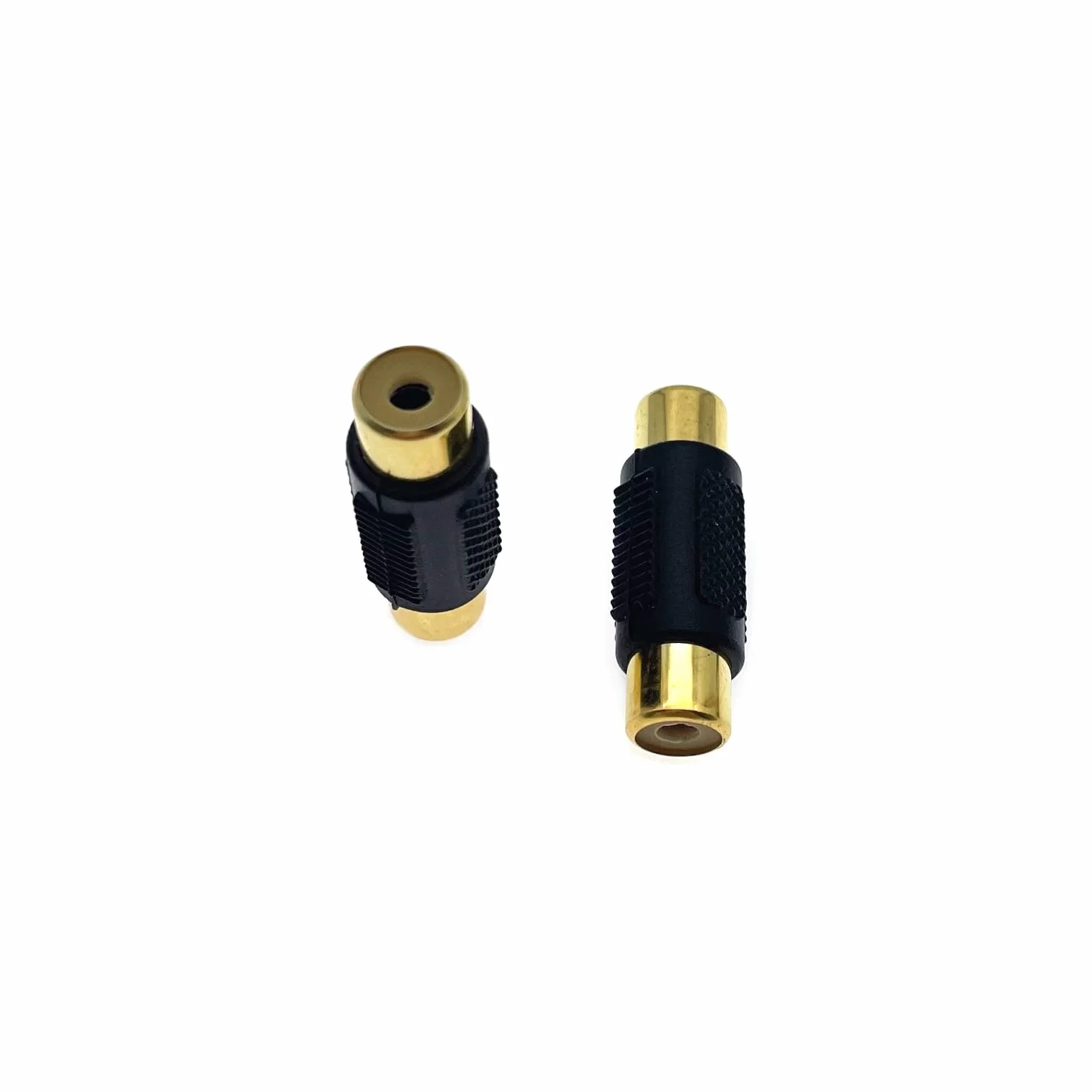 JZK Lot de 4 adaptateurs RCA femelle vers femelle, adaptateur de couplage phono, câble d'extension audio pour haut-parleurs, câble RCA, amplificateur, appareil photo, DVD, VCD