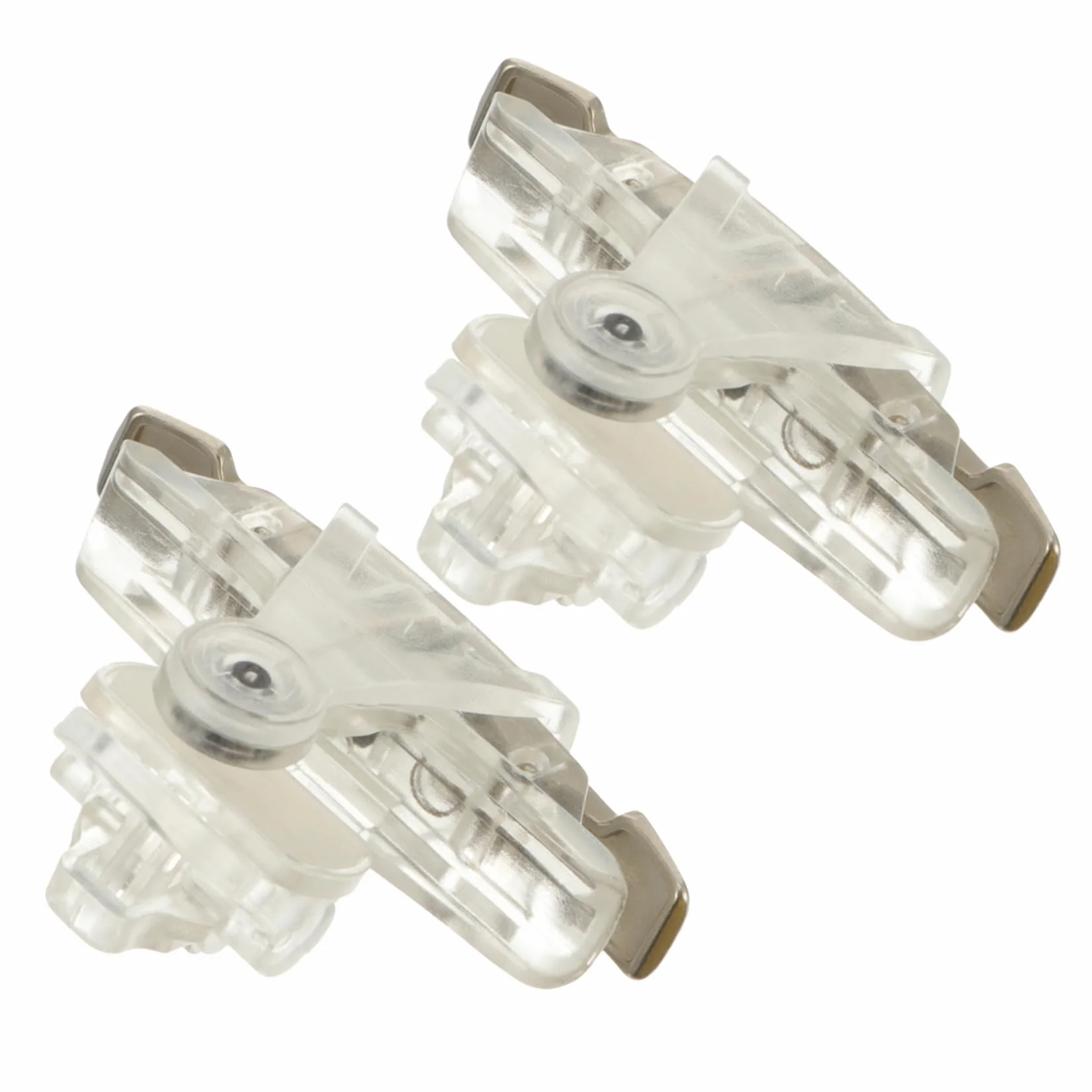 Manette De Jeu pour Smartphone Tirs, Déclencheur Mobile, Accessoire Transparent, Pince Réglable, Compatible Téléphone Portable, Jeu Shooting, Ensemble 2 Pièces