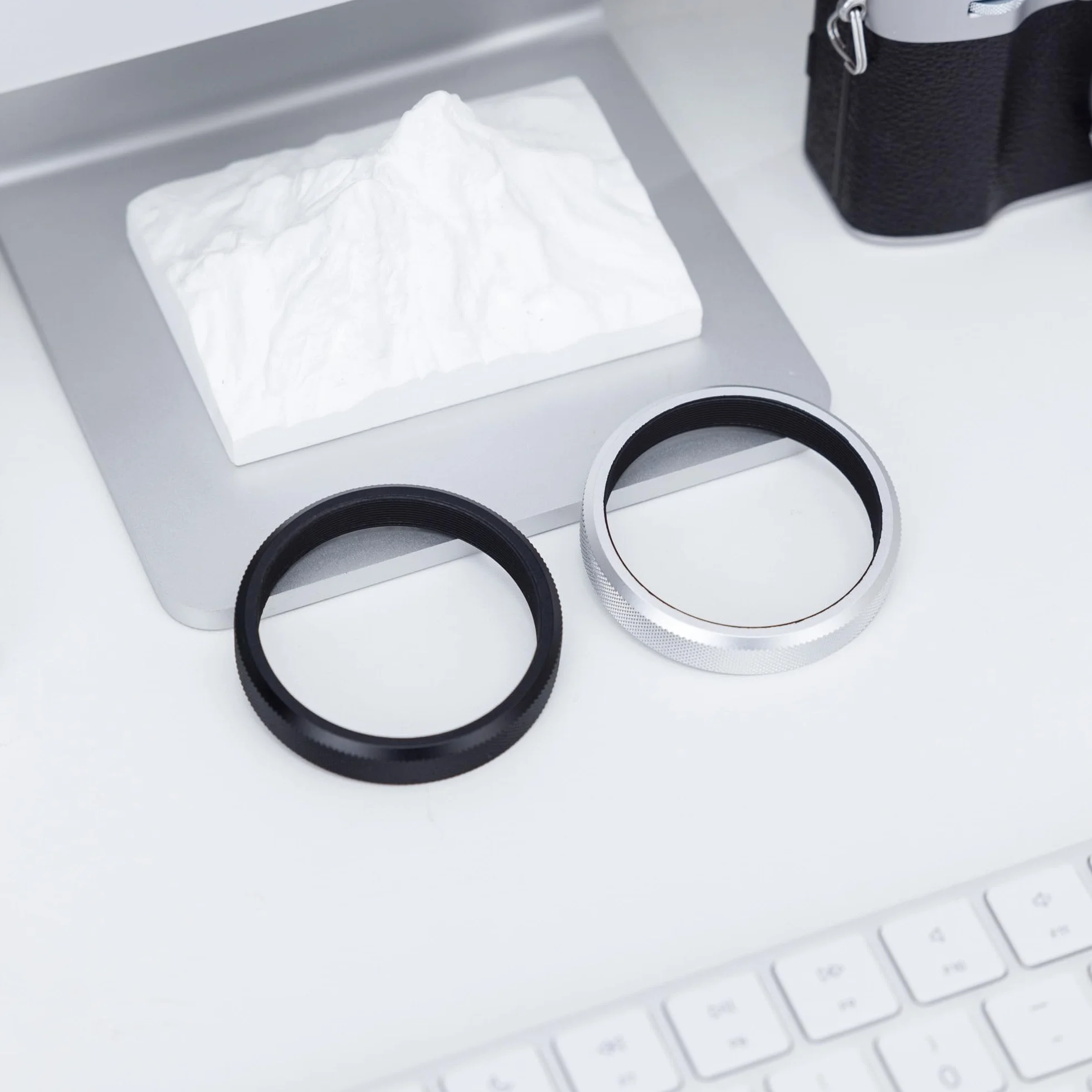 JJC Bague d'adaptation pour filtre Fujifilm X100VI X100V X100F X100T X100S X100 X70 49mm