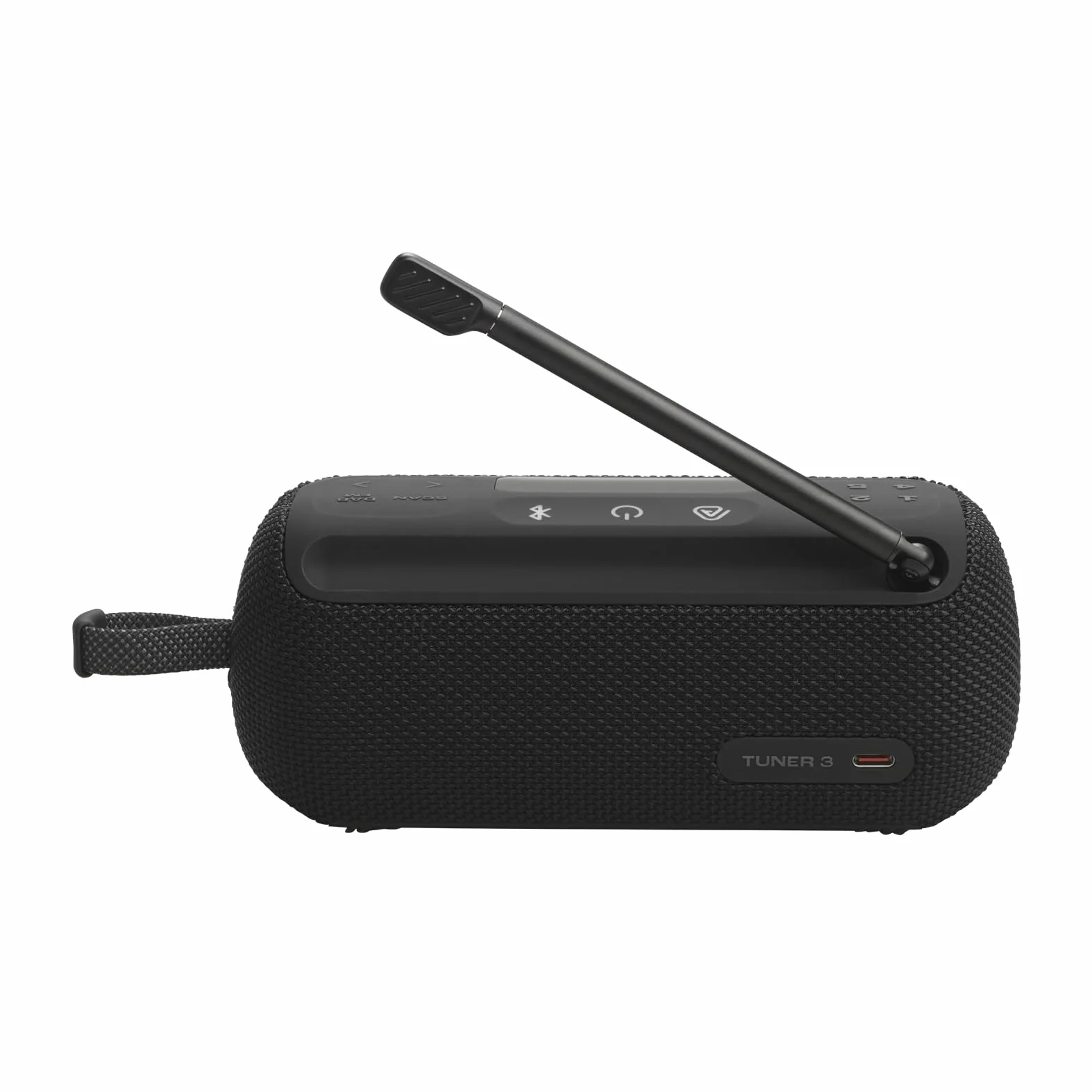 JBL Tuner 3 Radio Portable Dab/Dab+/FM avec Bluetooth, 6 préréglages, 15 h d'autonomie, étanchéité IP68, Connexion Multi-Enceintes Auracast, Compatible avec l'application JBL Portable, Noire