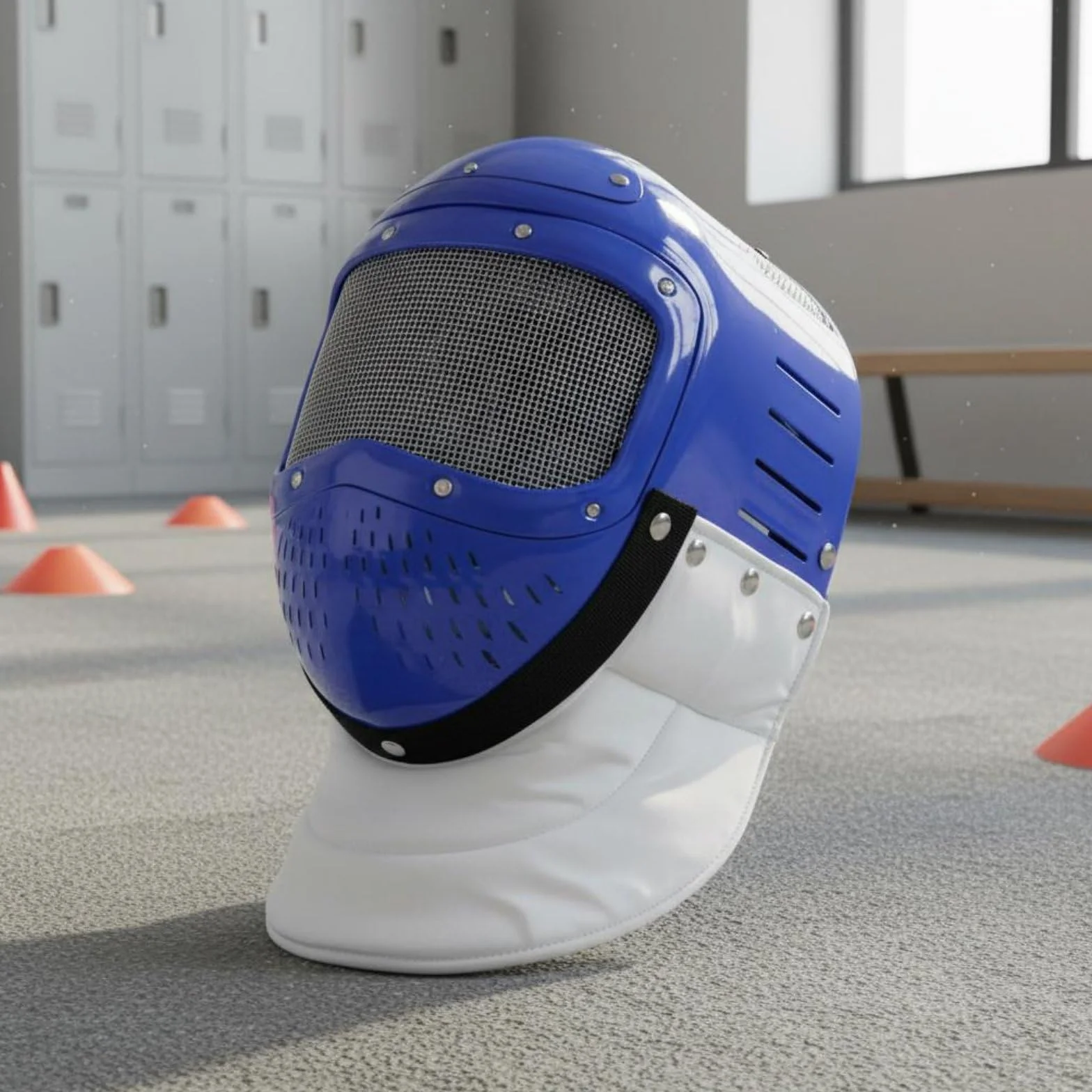 predolo Masque de Protection d'Escrime Enfant Grille Haute Résistance Plastique Débutants
