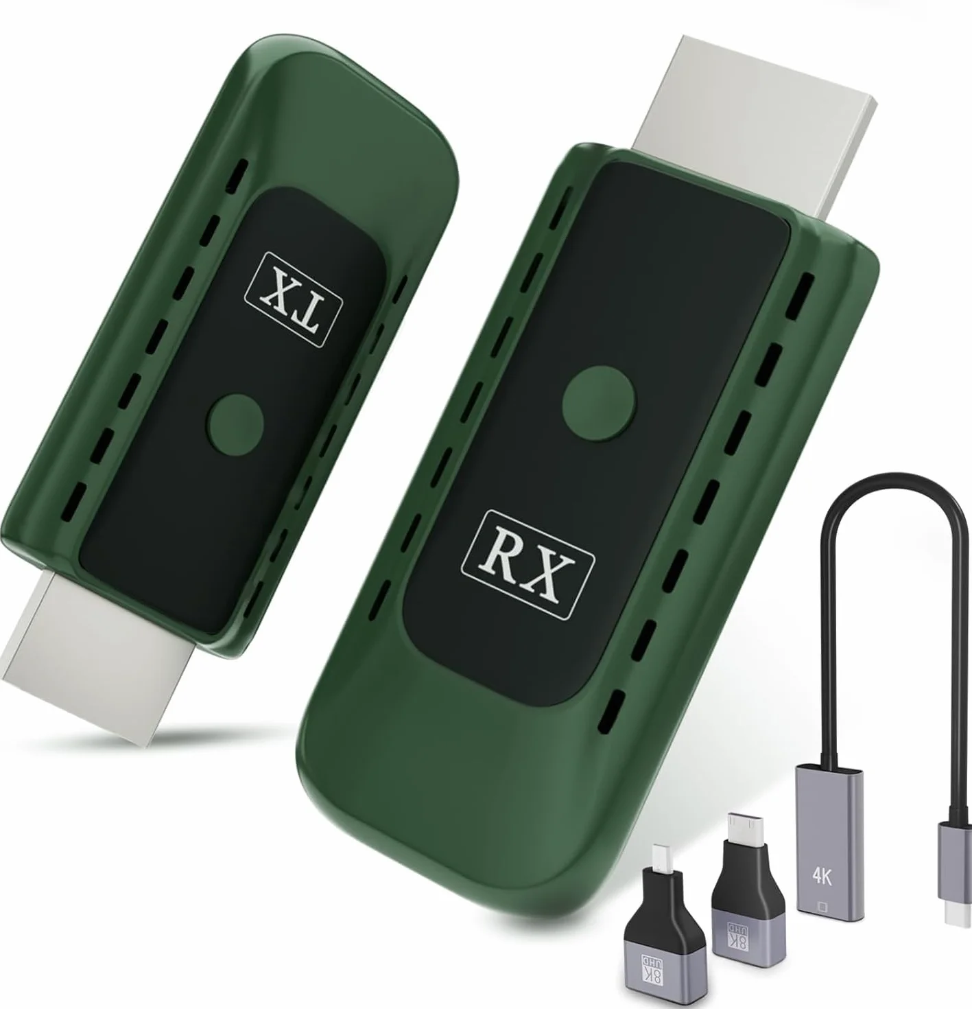 Émetteur et récepteur HDMI sans Fil 4K 1080P Extension HDMI 2,4G/5,8G Portée 100FT Plug & Play