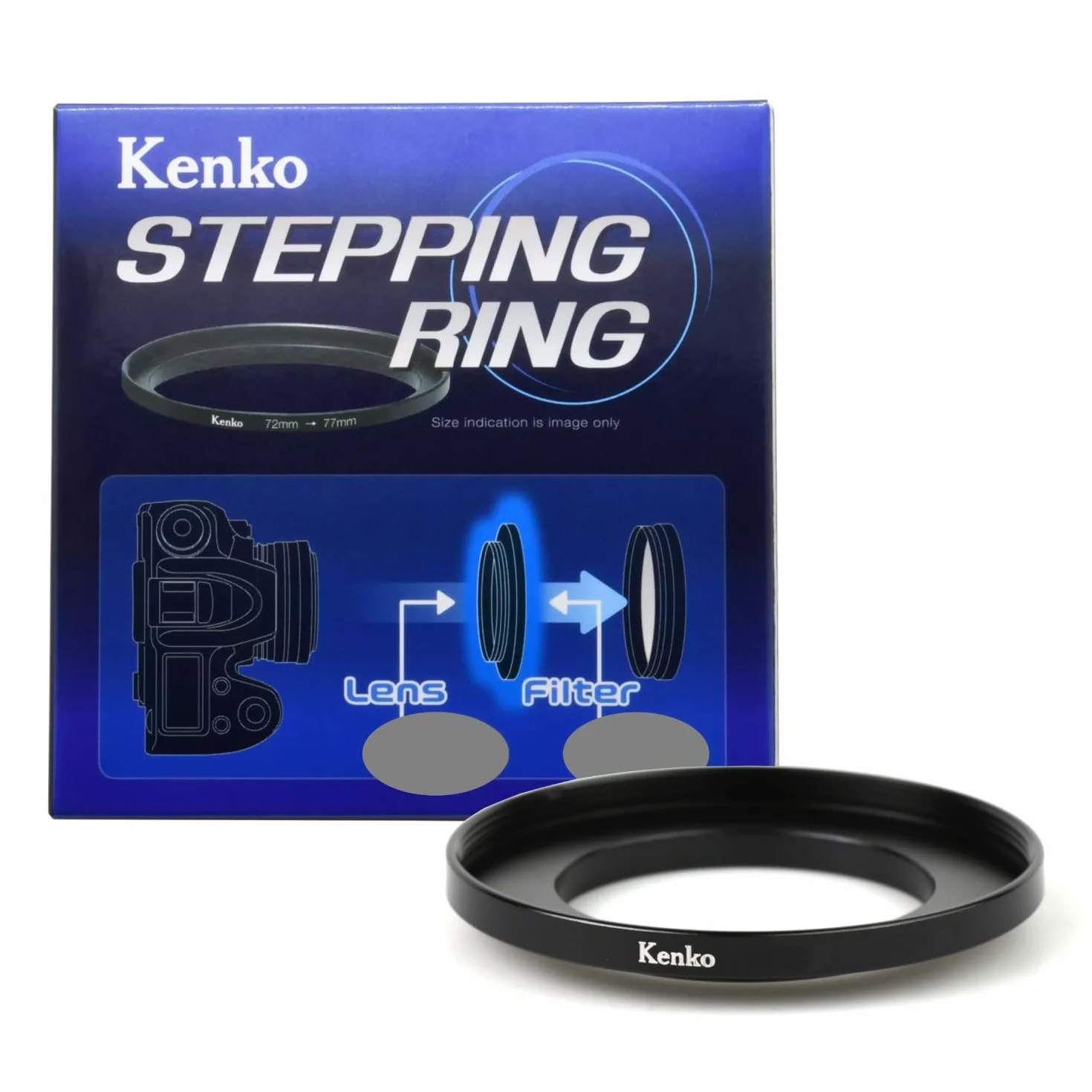Kenko Step-Up Adapter Ring 46mm Lens to 52mm Filter Size