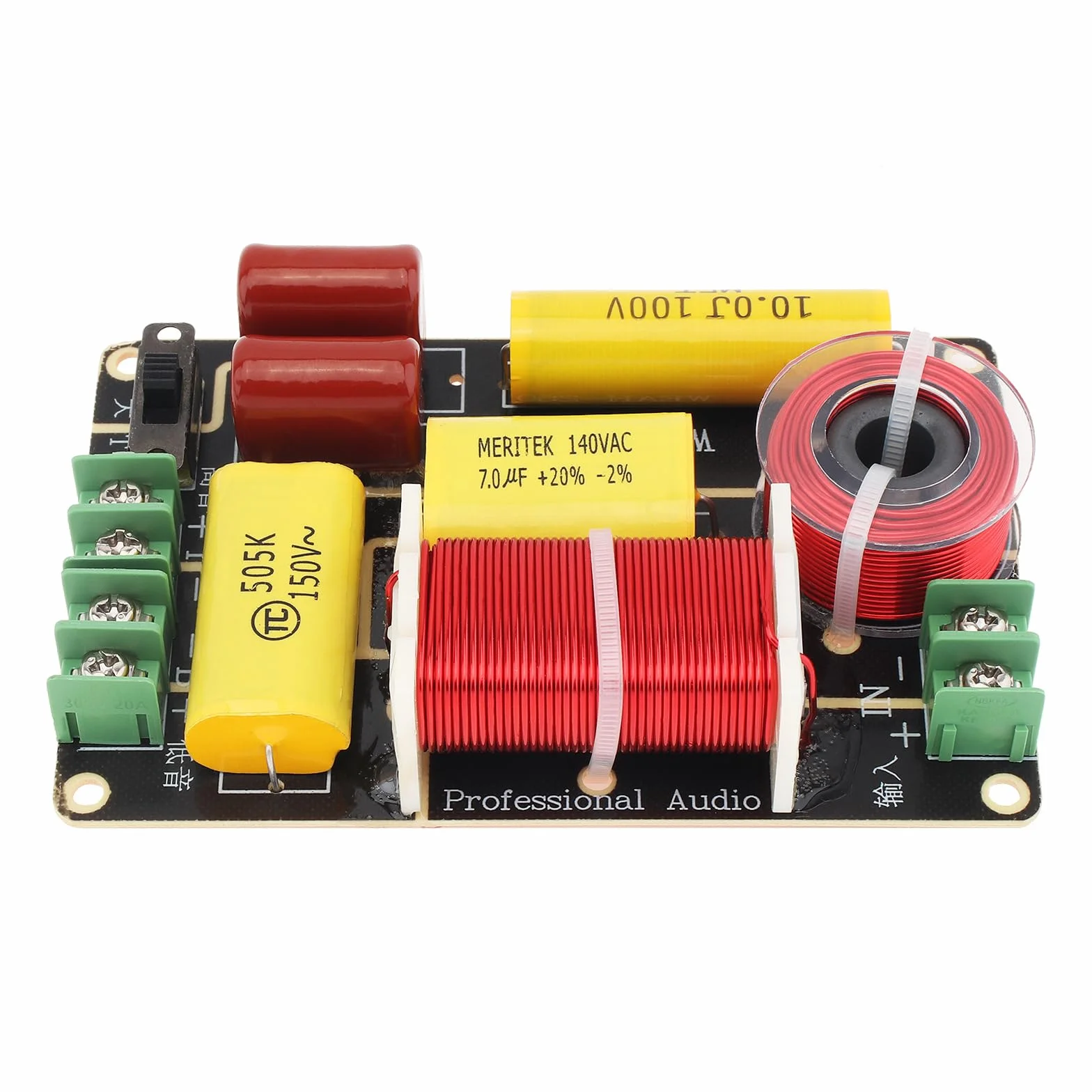 Lot de 2 croisements à 2 voies pour haut-parleur, 250 W 4-12 Ohm HiFi