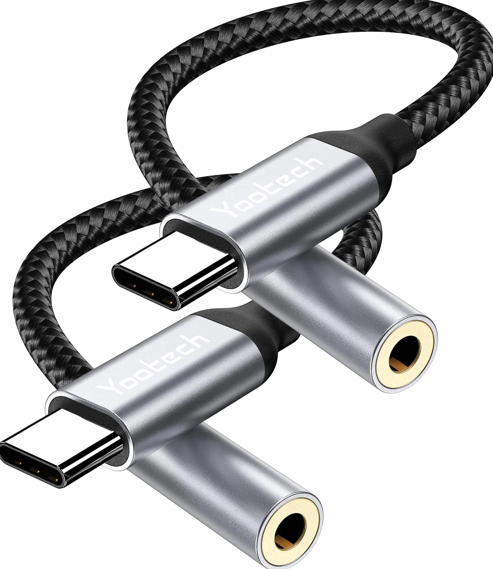 yootech Adaptateur USB C vers Jack 3,5mm pour Galaxy S23 S22 S21 Note 20, iPhone 17 16 15, Google Pixel 9/8