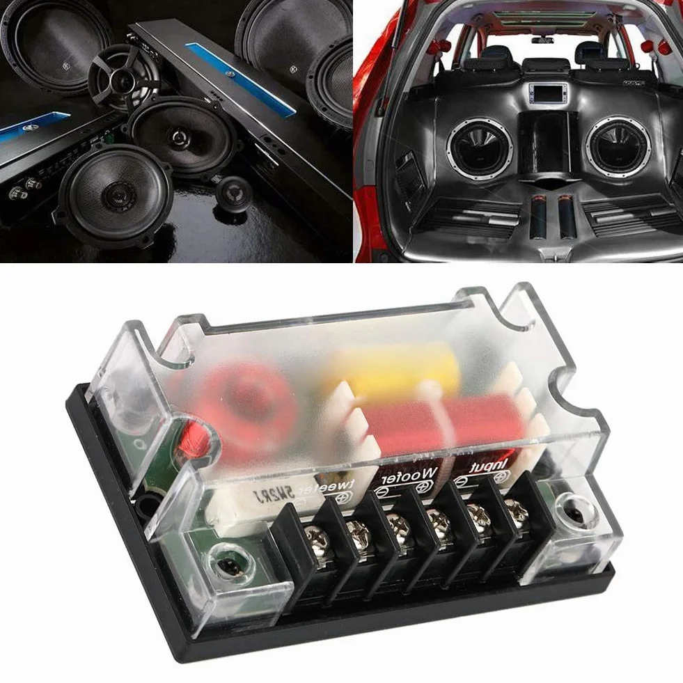 Diviseur de Fréquence Haut-parleur Voiture 2 Voies Filtre Audio Accessoires Automobiles