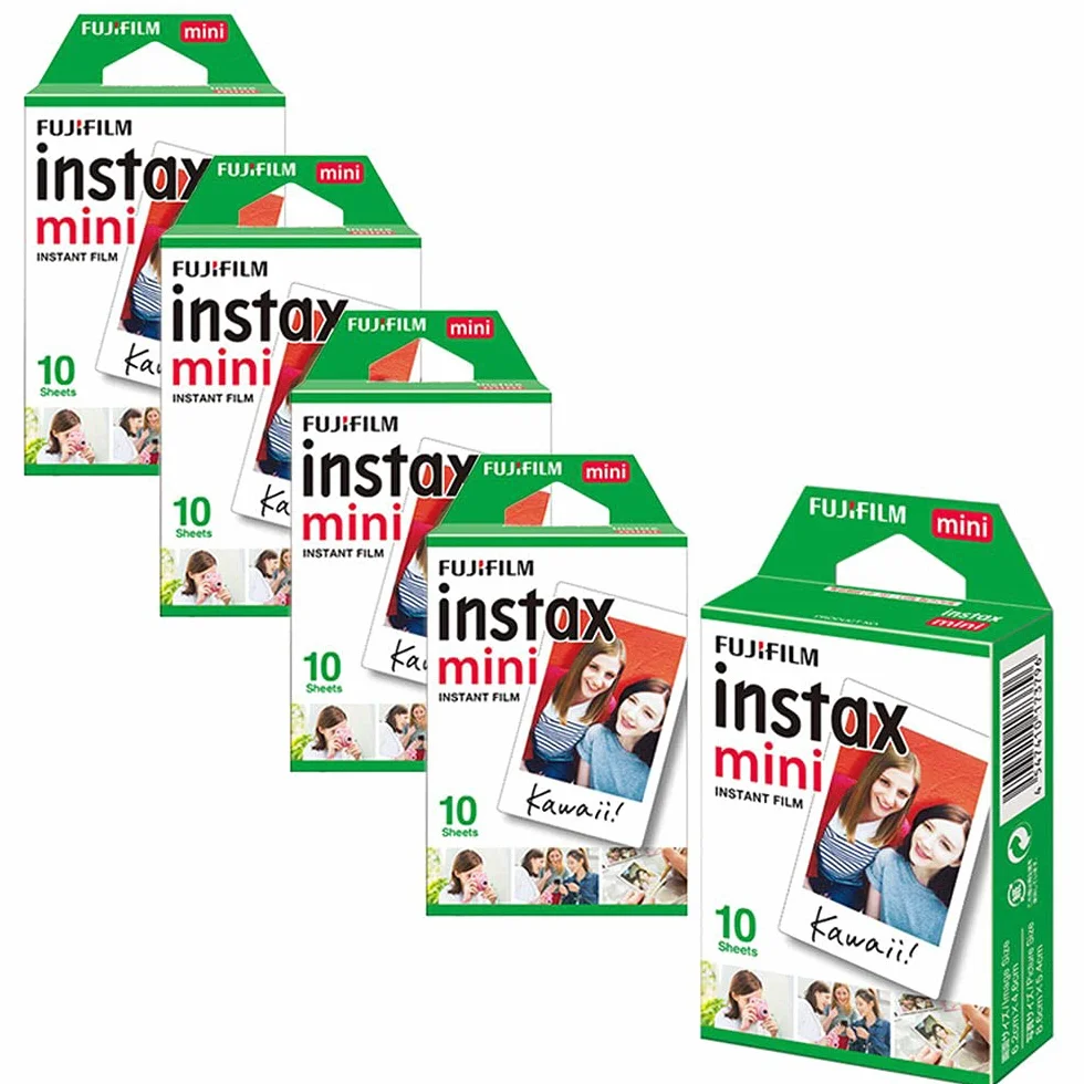 instax Fujifilm Mini 7-8-9-11-25-70-90 Lot de 50 Films