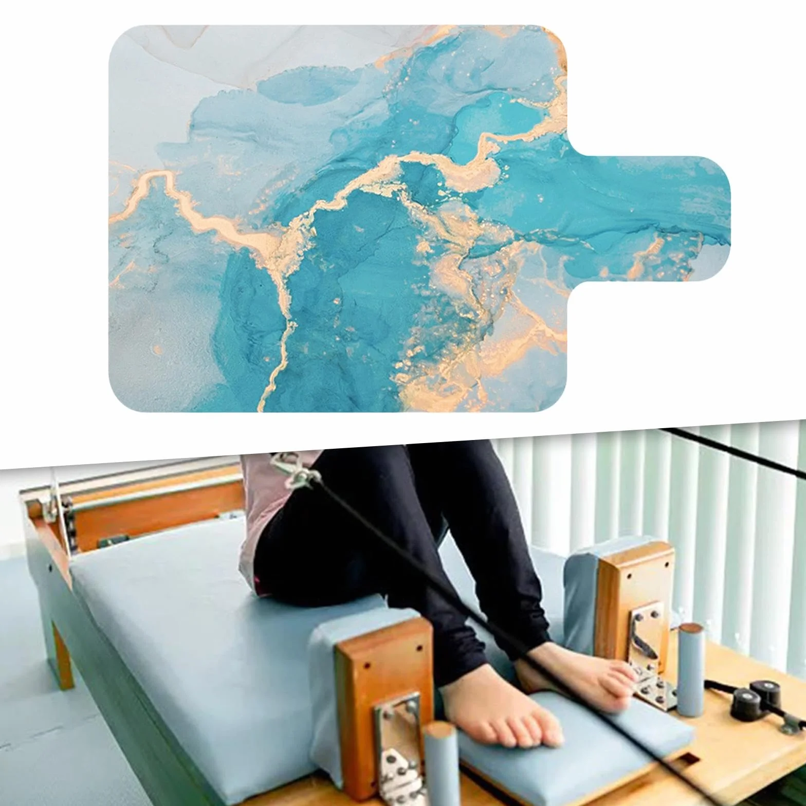 Tapis de Pilates Reformer Équipement Machine Pilates Coussin Yoga