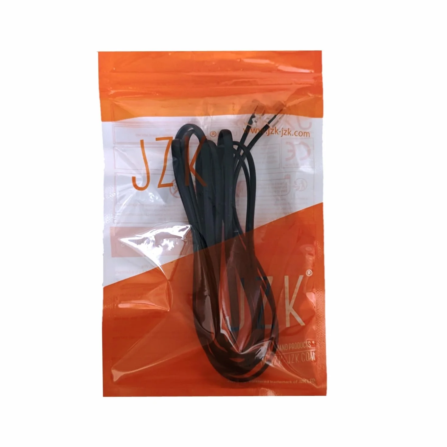 JZK 2M Noir Câble haut débit RJ11, rallonge téléphonique, câble Internet DSL, câble ADSL, pour routeur, téléphone fixe, télécopieur, modem