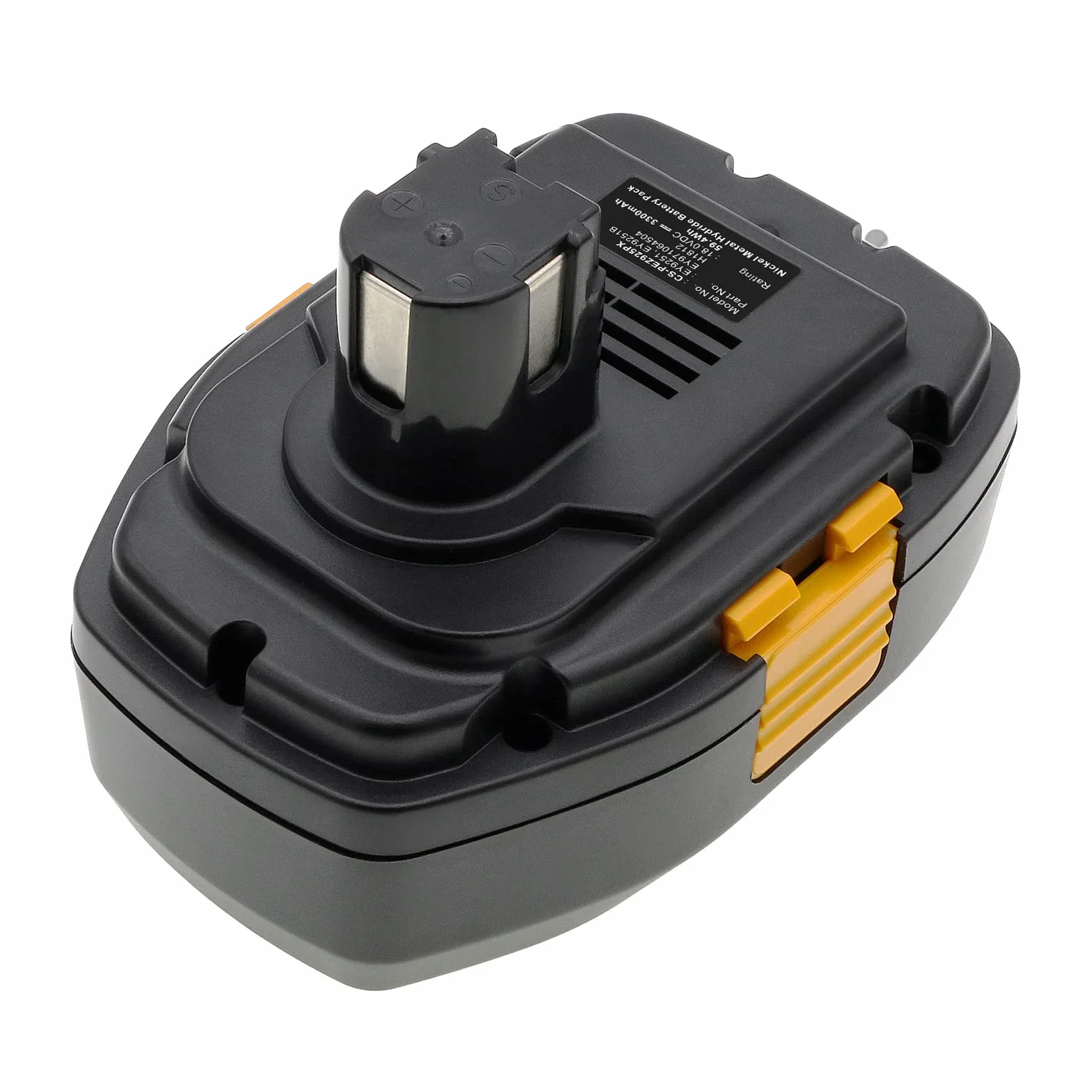 TECHTEK Batterie 3300mAh Compatible avec [Panasonic] EY3544, EY3544GQK, EY3551, EY3551GQ, EY3551GQW, EY3552, EY3552GQW, EY3796, EY3796 Flashlight, EY3796B, EY3796B Flashlight, EY6450, EY6450GQKW, EY6
