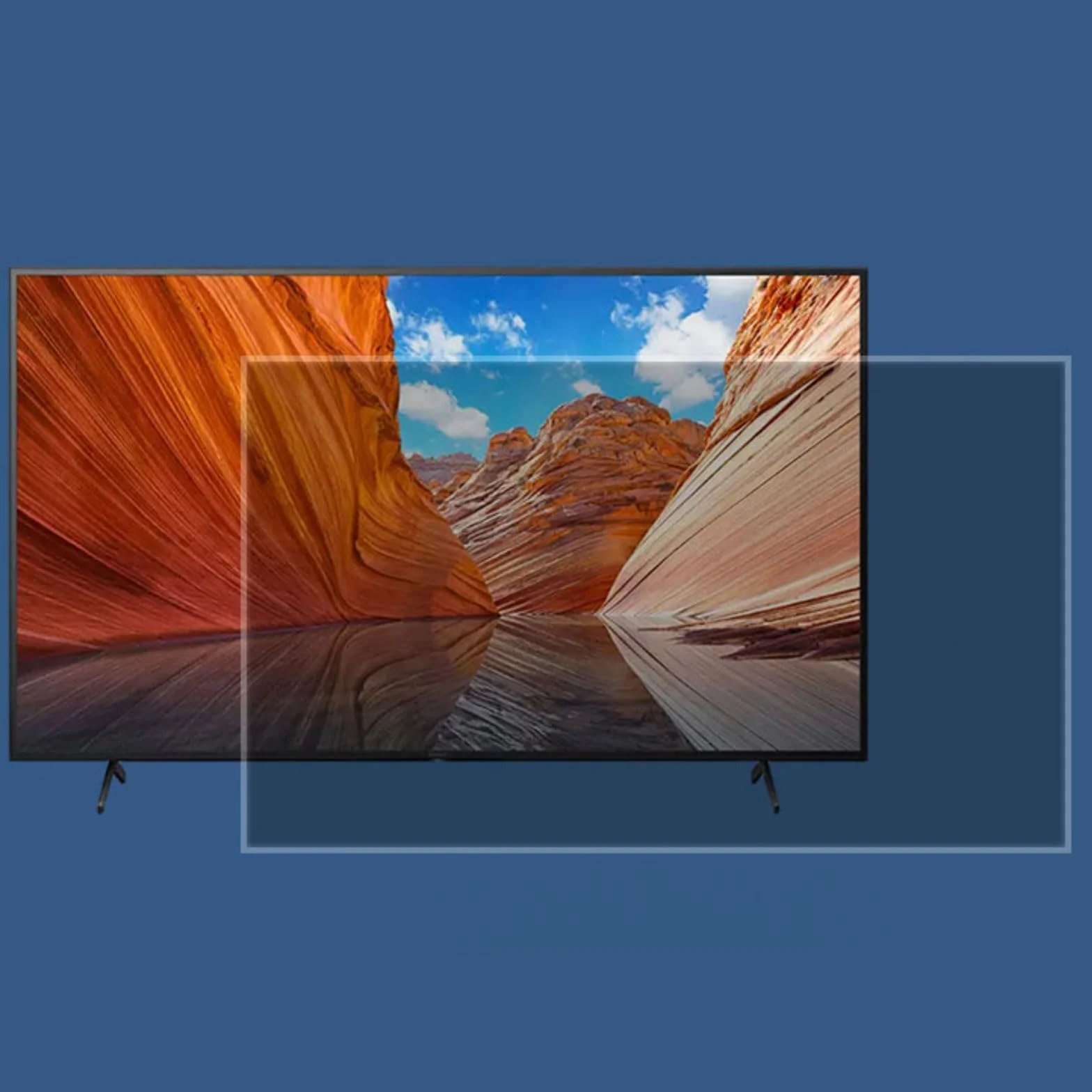 Protecteur d'écran TV Anti Reflet Lumière Bleue HDTV Film Protection pour Téléviseur