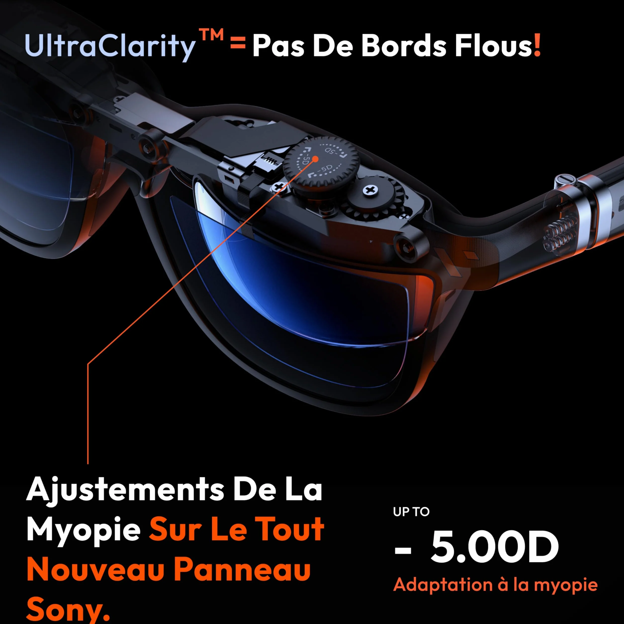 VITURE Lunettes AR Pro, écran 135” 120Hz, Audio Harman, Film électrochrome, Lunettes XR compatibles avec iPhone 17/16/15, Android, Mac, PC, Switch, Switch 2 - Occasion