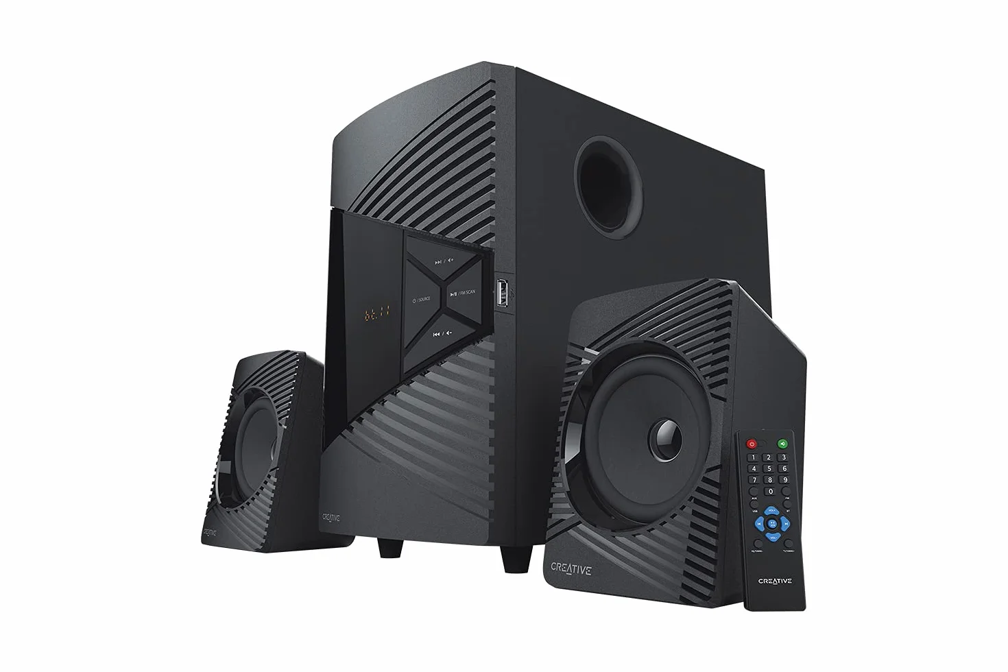 Creative SBS E2500 Système de Haut-parleurs 2.1 Bluetooth Caisson de Basses Noir