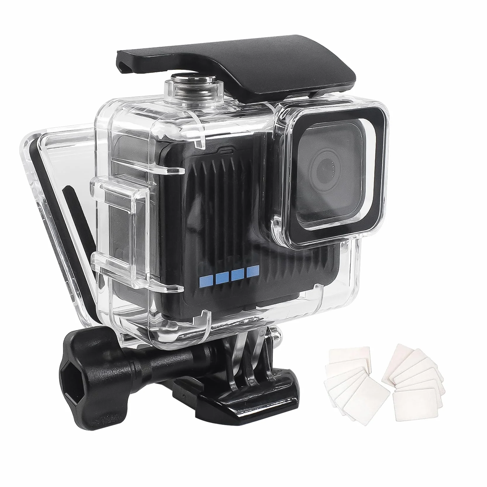 FitStill Boîtier de plongée étanche 60 m Compatible GoPro Hero 4K Coque Protection Support