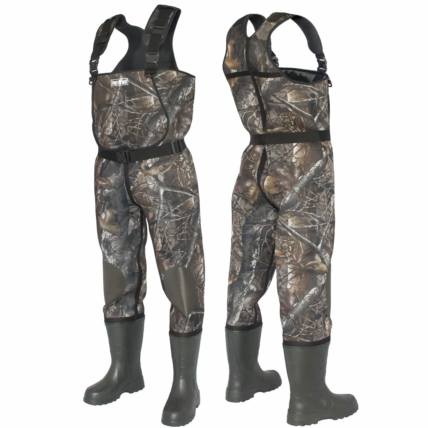 Pantalons de pêche néoprène 5mm avec Bottes Eva Taille 41-47 Waders étanche