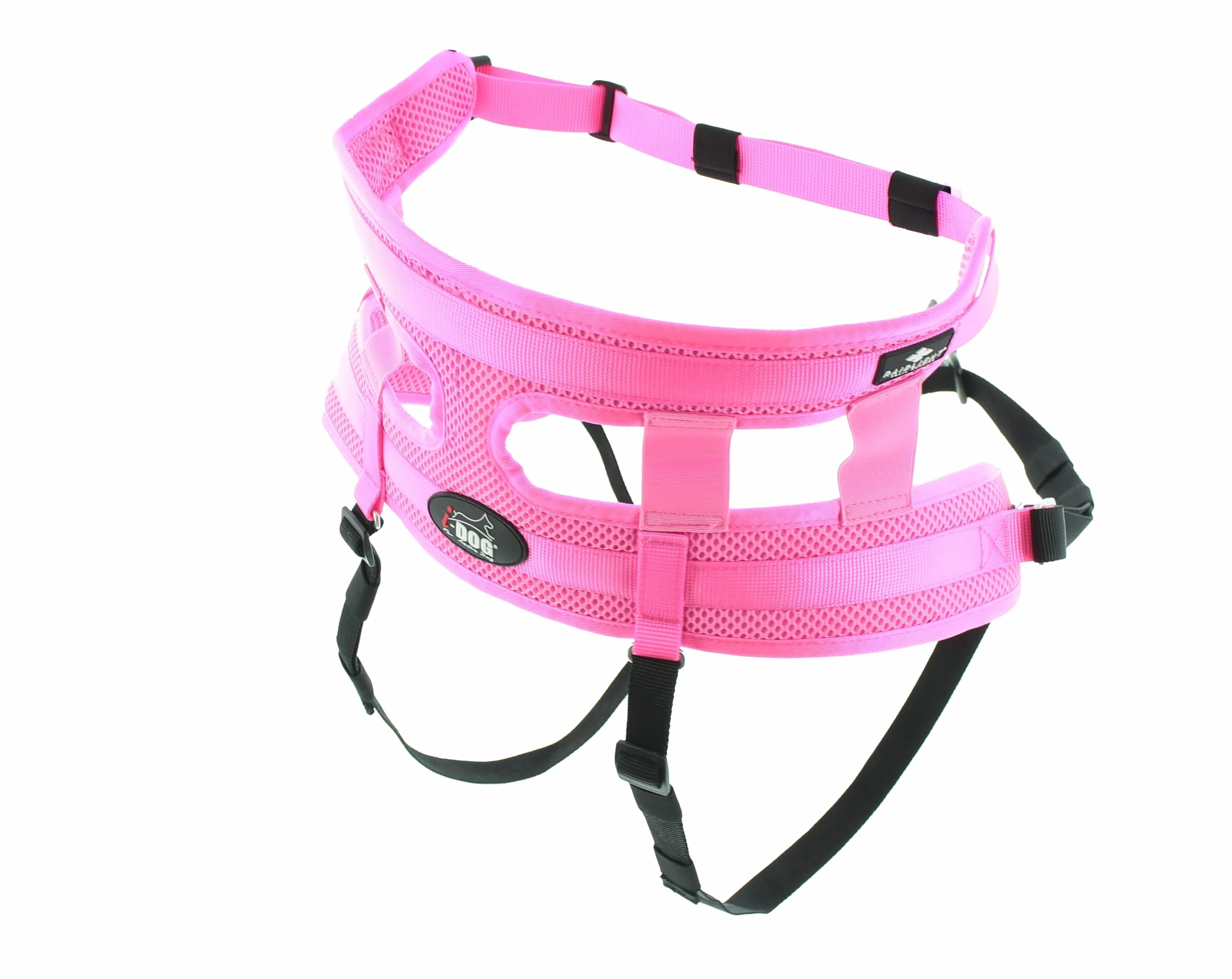 Baudrier Ceinture RAIDLIGHT I-dog Marque Française Taille Unique Rose pour Chien Cross Rando Jogging Trail