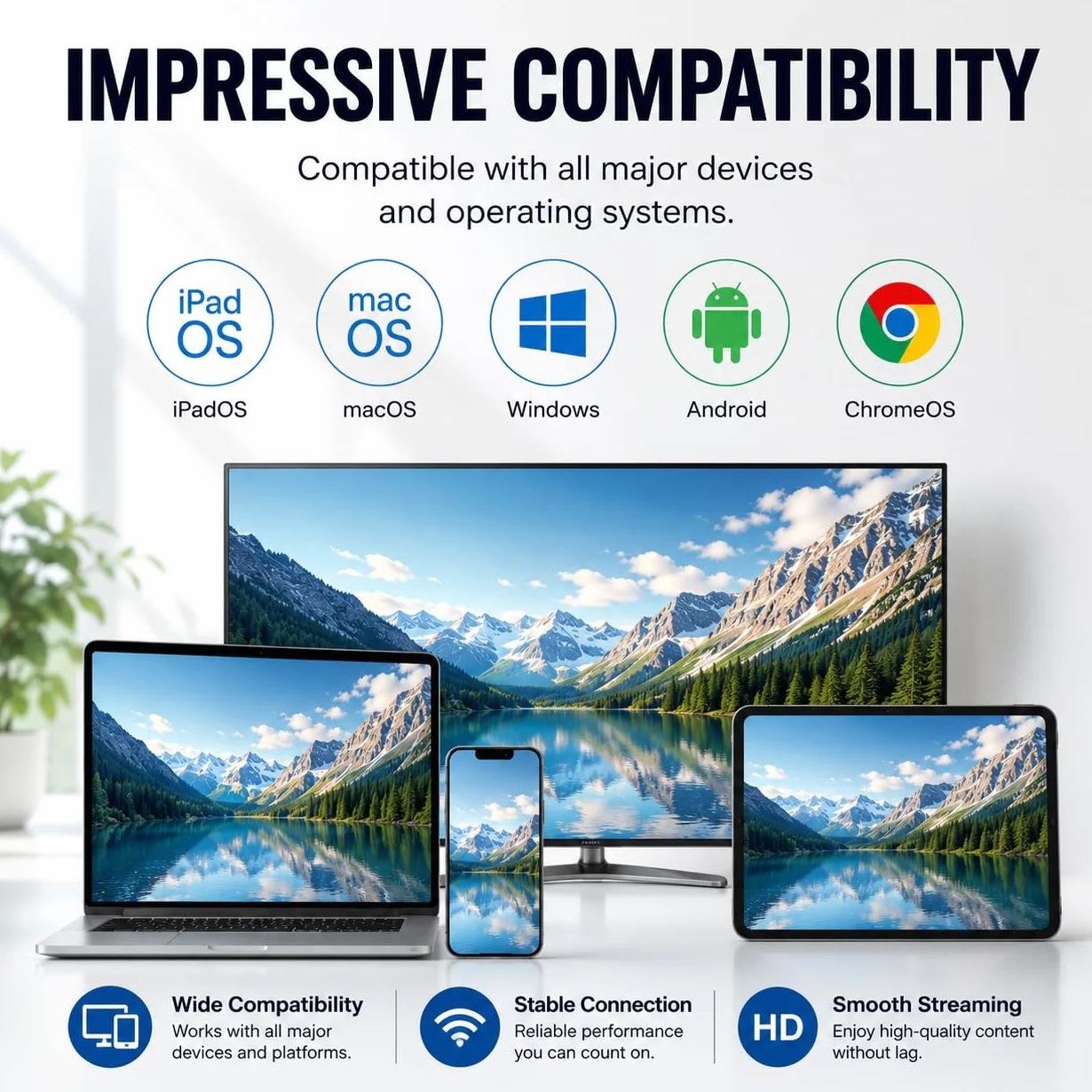 EZCast Pocket Prime HDMI sans fil 1 émetteur 2 récepteurs Wi-Fi 5 GHz 80 m 1080p