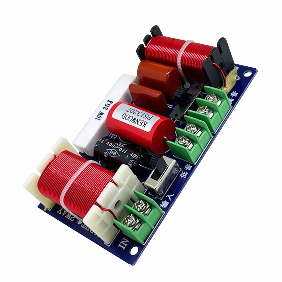 2 Pièces 2 Voies 250 W 2500 Hz-3000 Hz Diviseur de Fréquence DIY Haut-Parleur Filtre Circuit Home Cinéma Basse HiFi Stéréo Audio Crossover Installation Facile