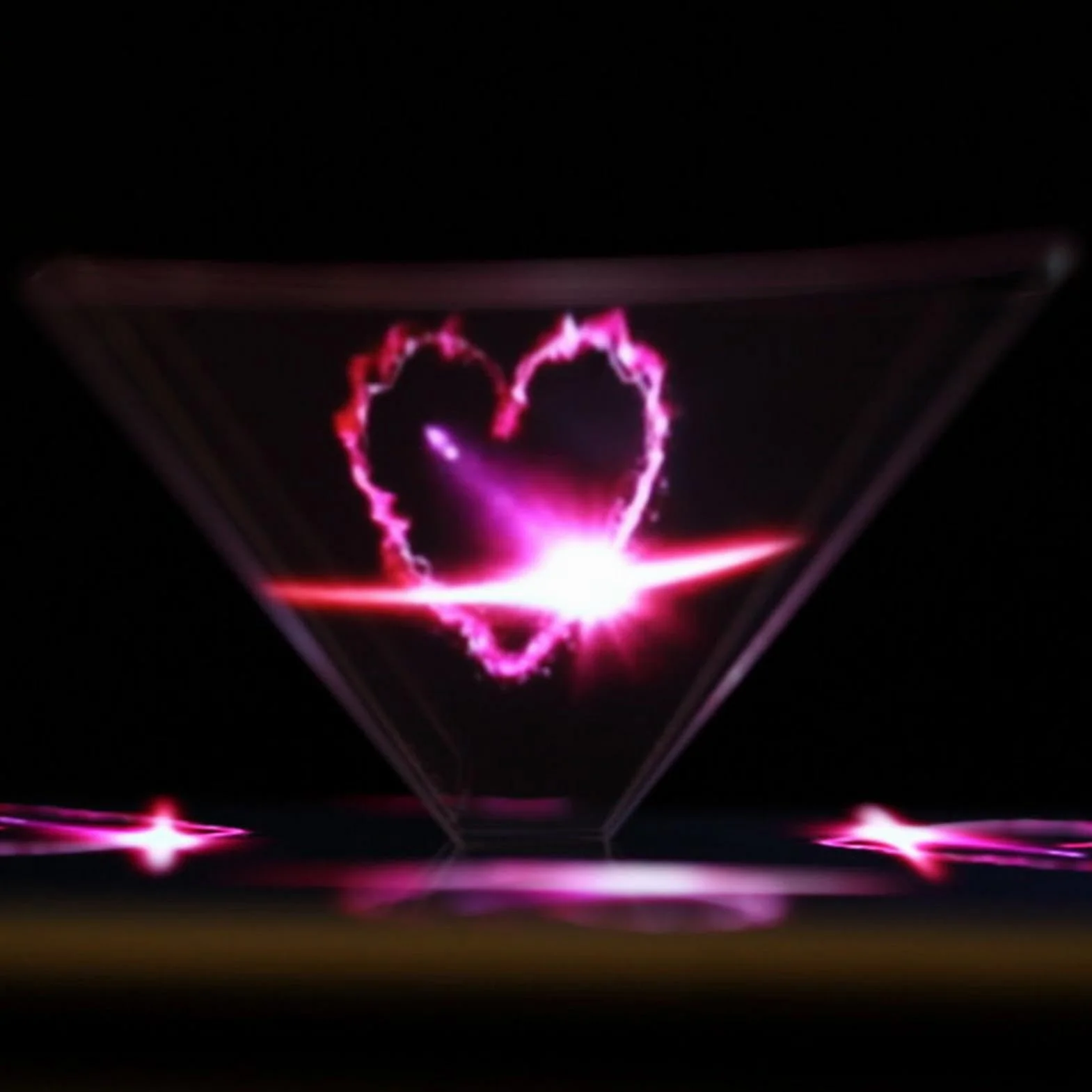 Projecteur holographique 3D pour Smartphone, projecteur d'hologramme Triangle