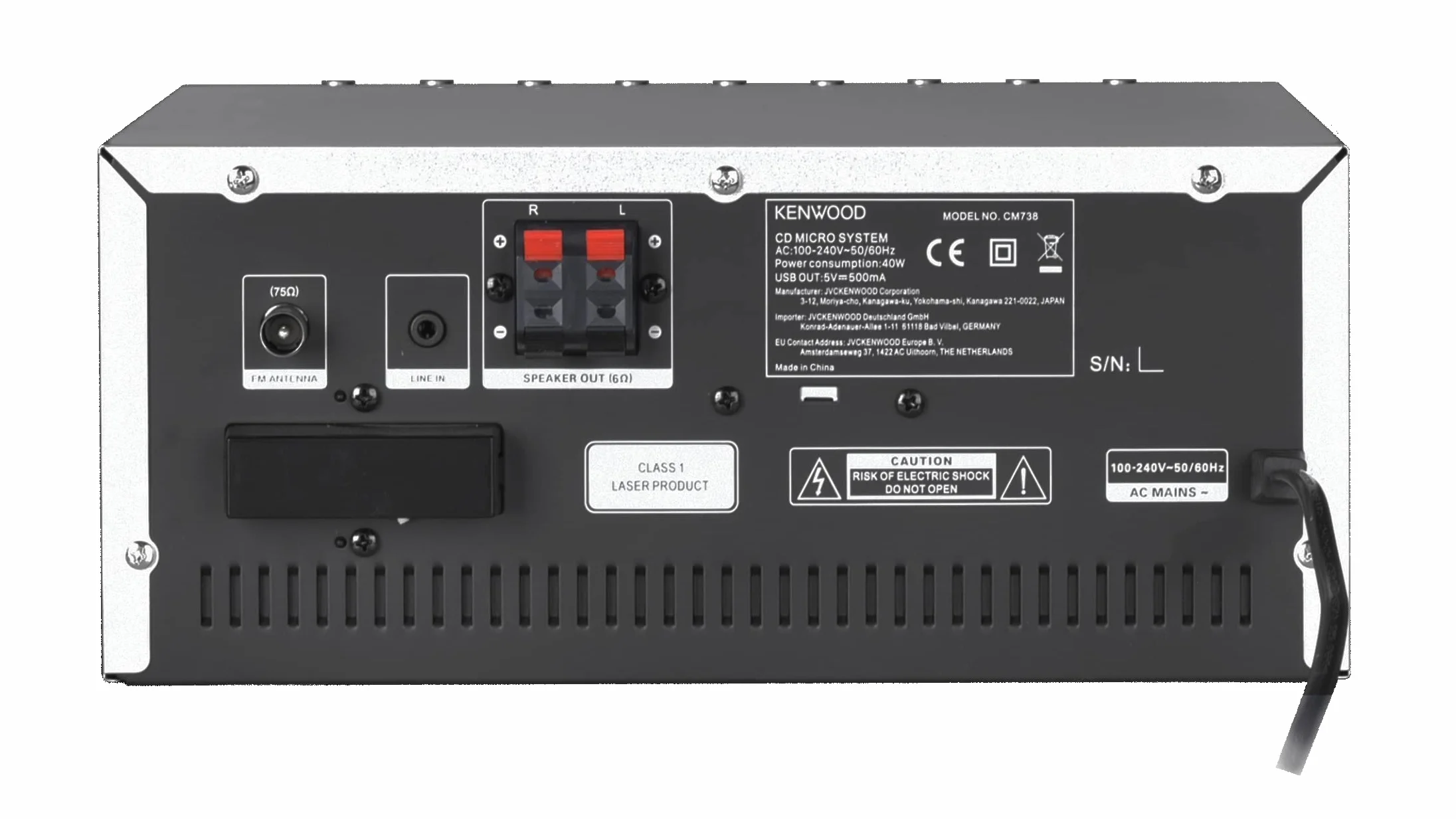 Kenwood M-9000S-S Micro système Hi-FI avec CD, Dab +, Radio Internet, Spotify, FM, Bluetooth, USB et Grand écran Couleur TFT