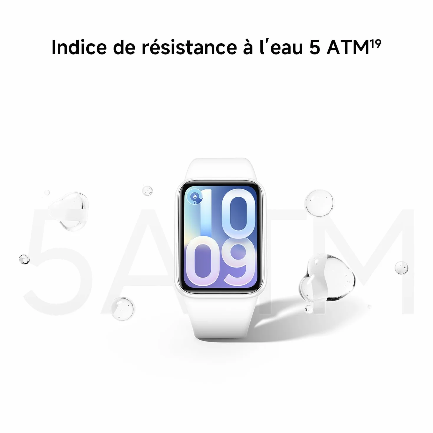XIAOMI Smart Band 10 Pro NFC Bracelet Connecté Écran AMOLED 1,74" 21 Jours d’Autonomie 5ATM Blanc céramique