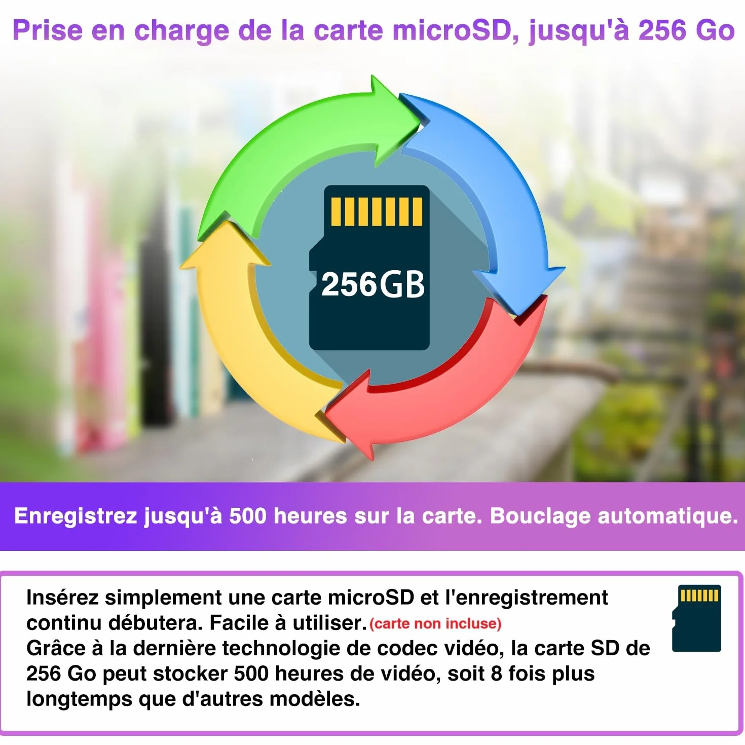WIWACAM MW12 Caméra WiFi 4K Ultra HD, Emplacement pour Carte SD, Camera de Surveillance Interieur, détection de Mouvement Intelligente, Alarme sur téléphone Portable, Alarme par e-Mail