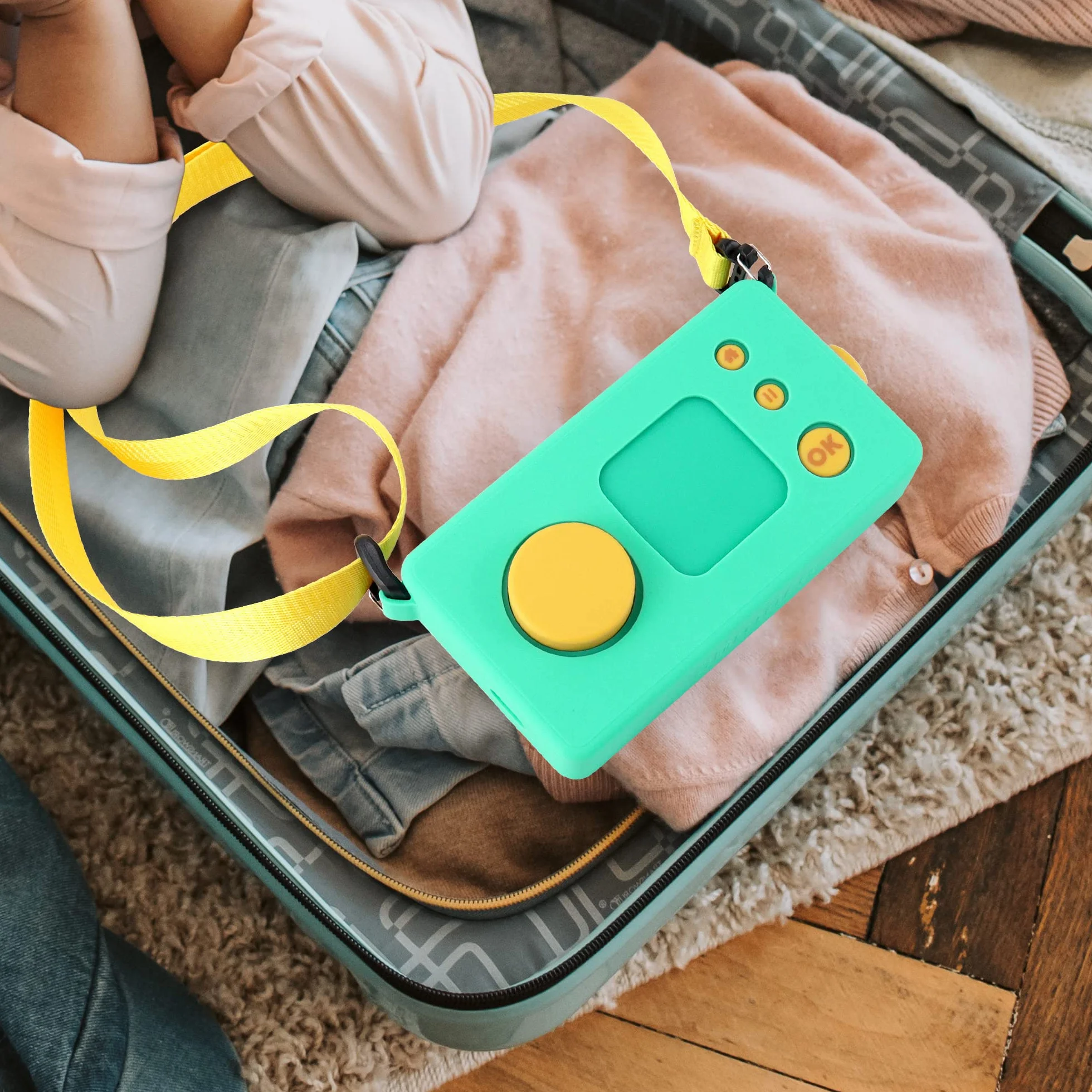 Housse de Protection pour Lunii Fabrique à Histoires, Coque pour Toutes Versions, Vert