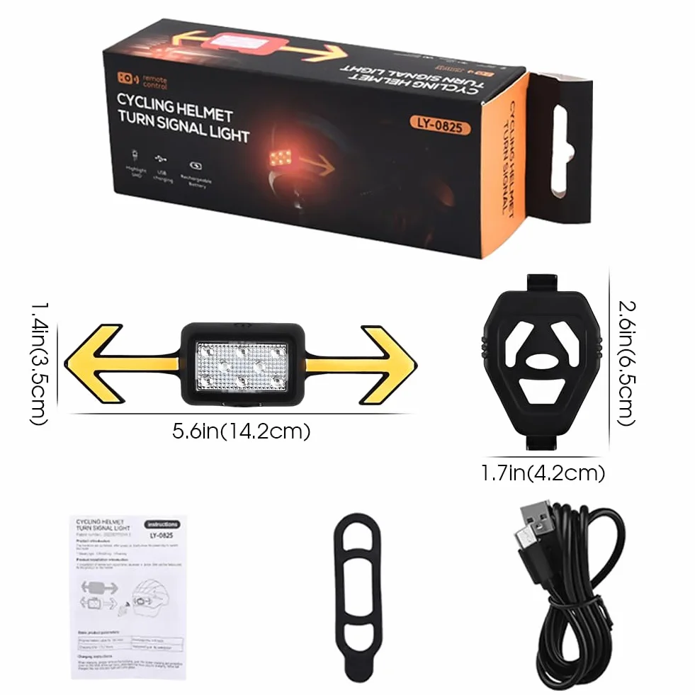 Feu Arrière de Vélo NIUAWASA Télécommande sans Fil 6 Modes Étanche Rechargeable USB Noir